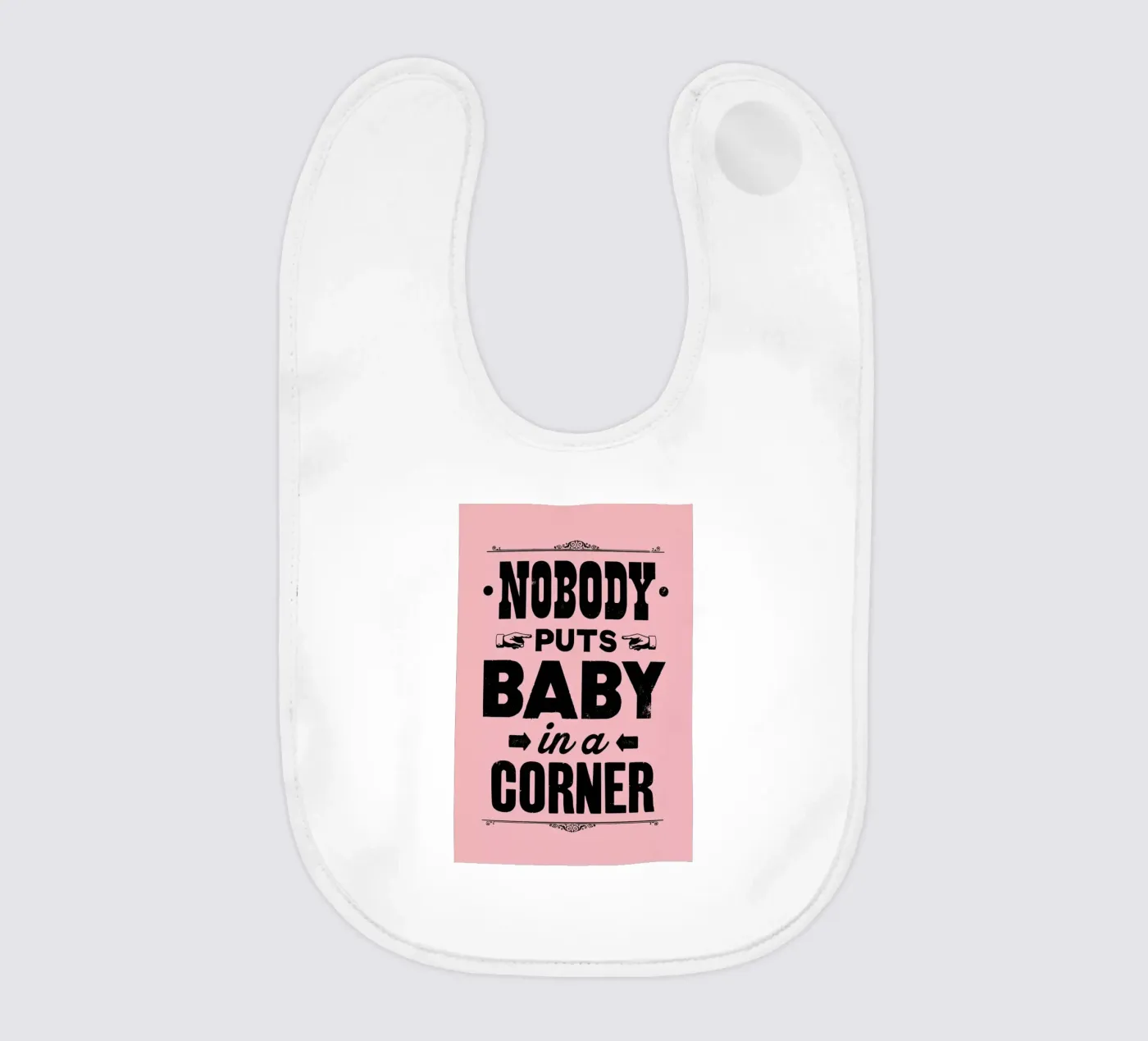 DIRTY DANCING baby bib by The Indoor Type