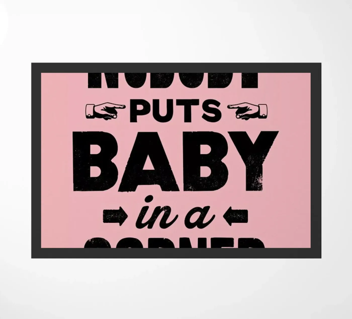 DIRTY DANCING deurmat van The Indoor Type