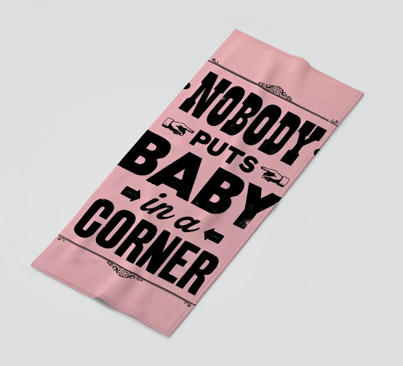 DIRTY DANCING beach towel by The Indoor Type