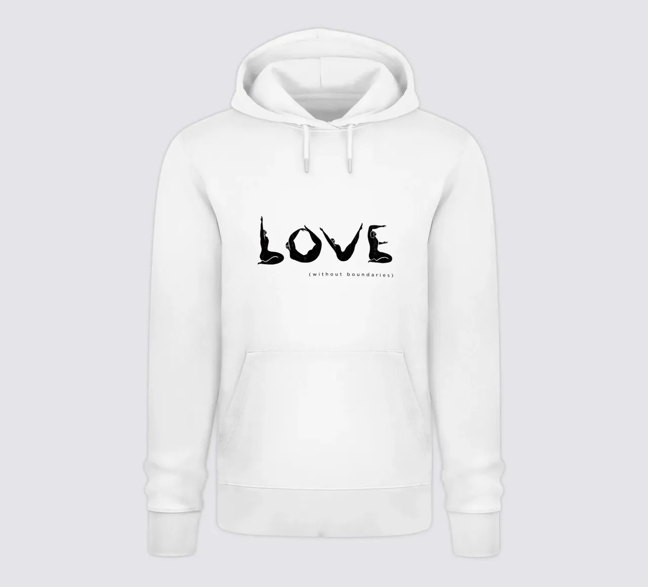 Love Without Boundaries felpa con cappuccio da Arty Guava