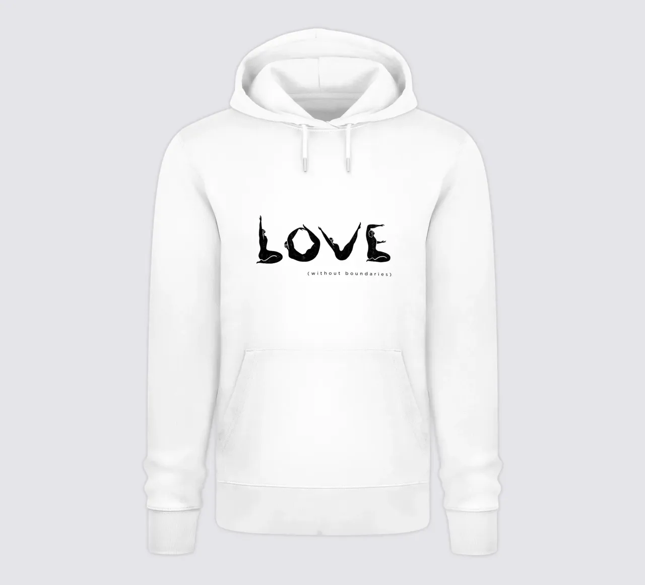 Love Without Boundaries felpa con cappuccio da Arty Guava