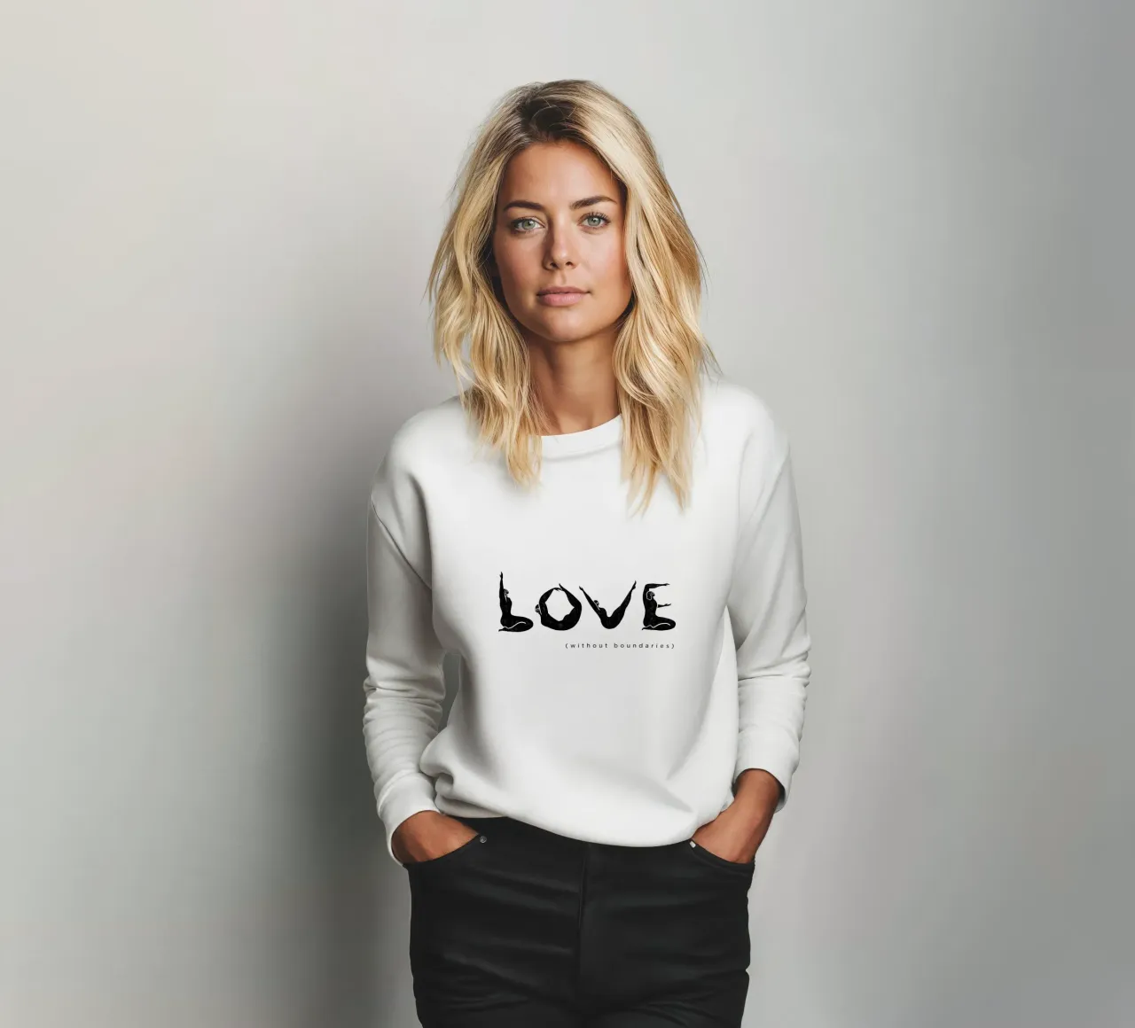 Love Without Boundaries felpa da Arty Guava