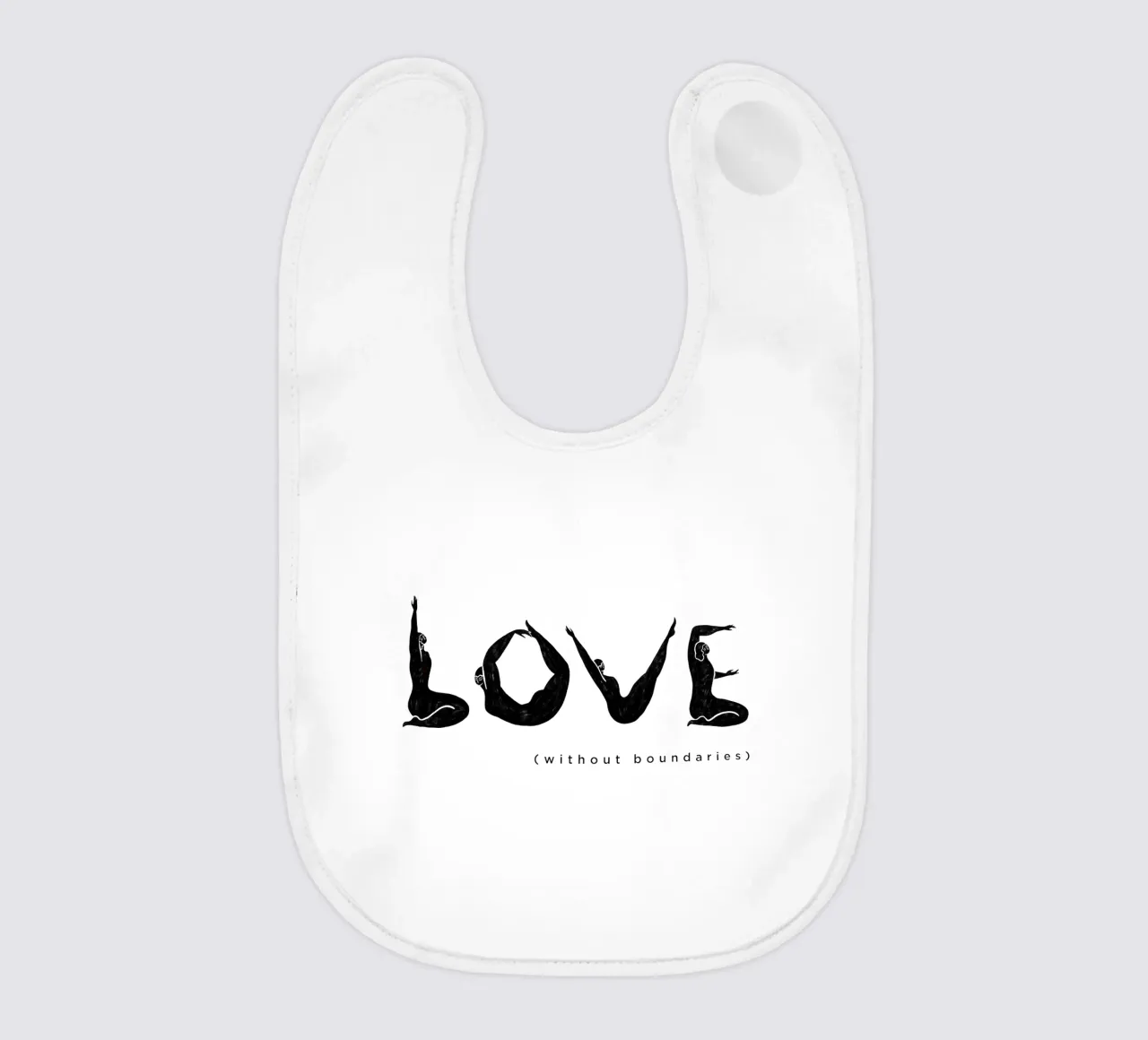 Love Without Boundaries bavaglino da Arty Guava