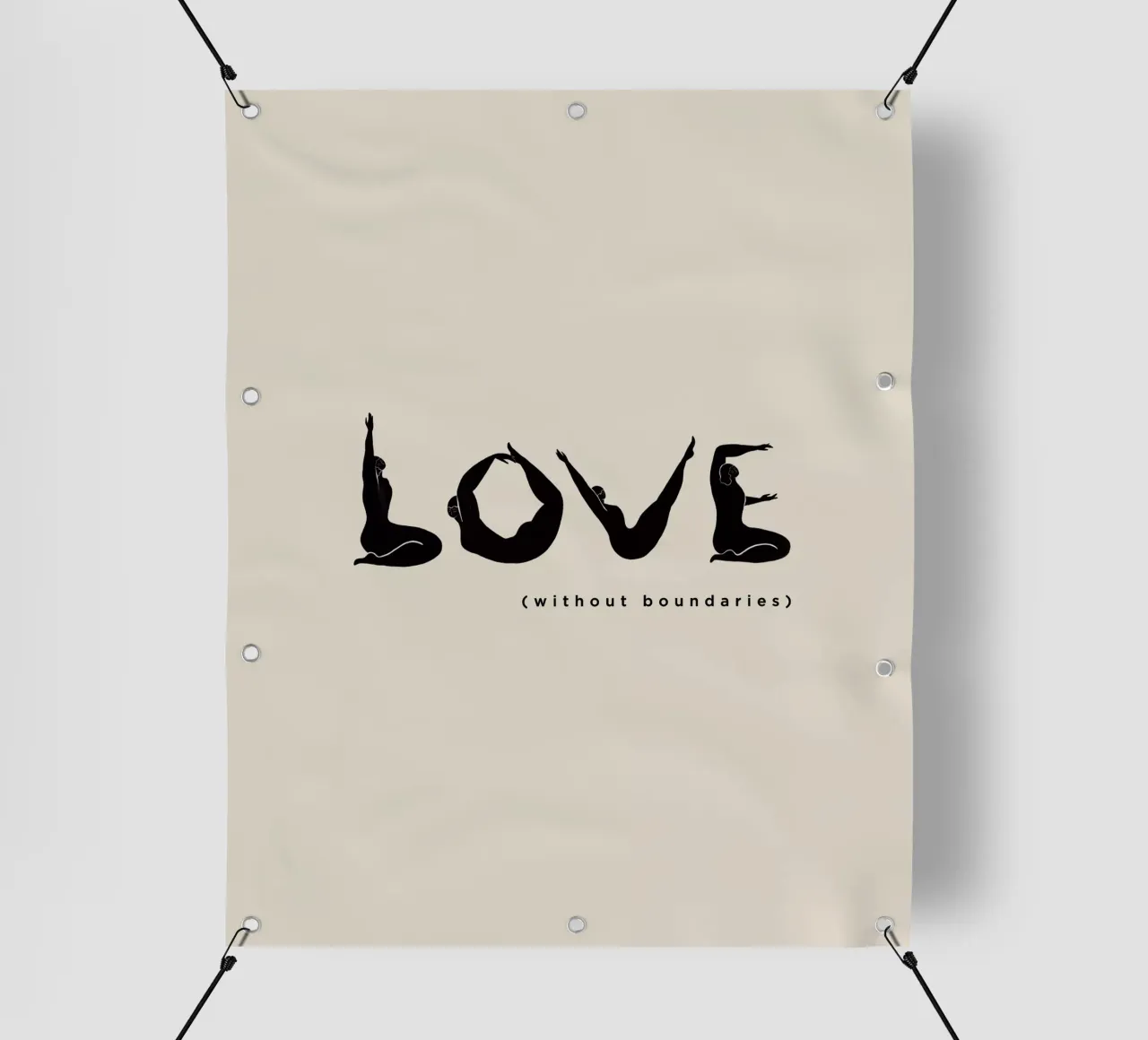 Love Without Boundaries telo in pvc da Arty Guava