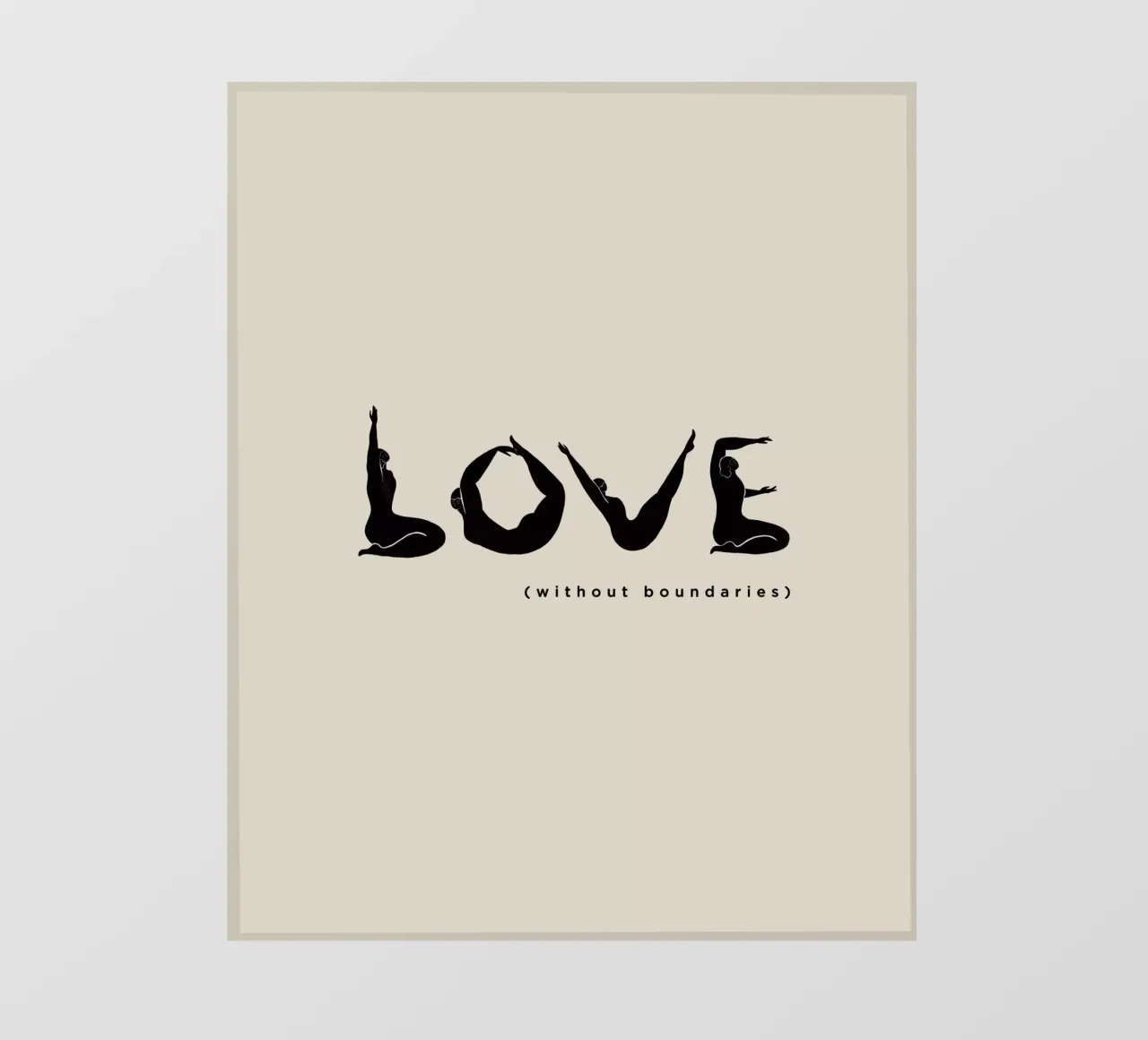 Love Without Boundaries telo in pvc da Arty Guava
