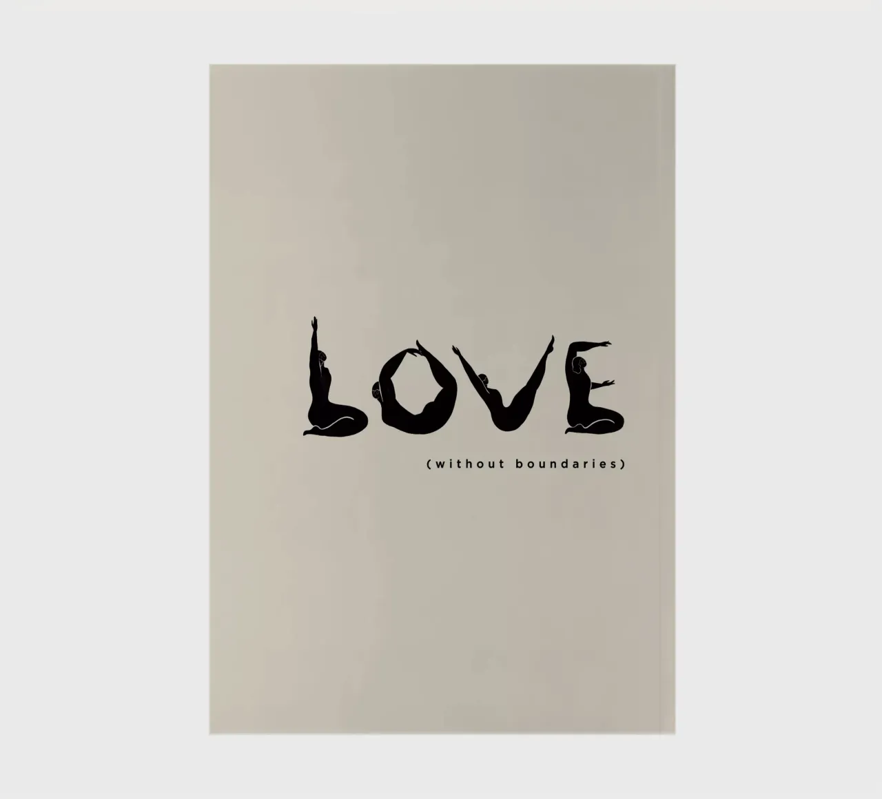 Love Without Boundaries notebook by Arty Guava