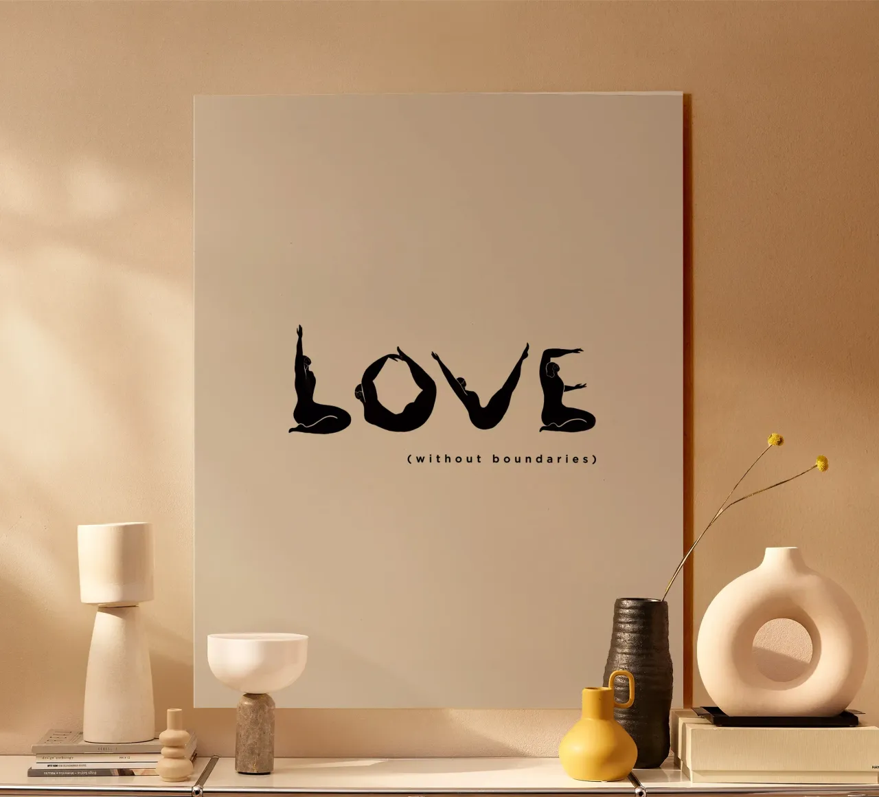 Love Without Boundaries plexiglass da Arty Guava