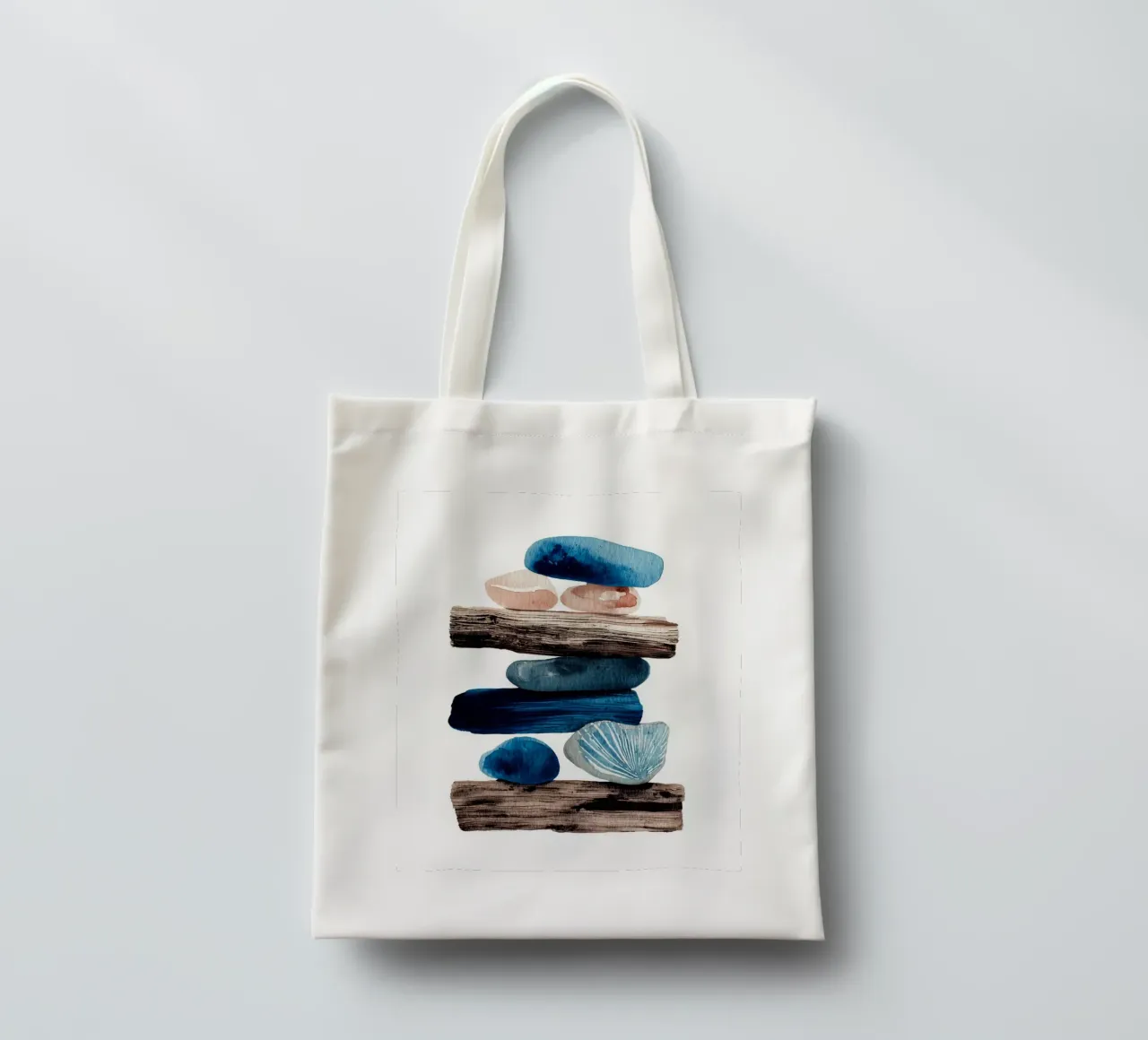 Tide Stack tote bag by Louise Wilder Studio