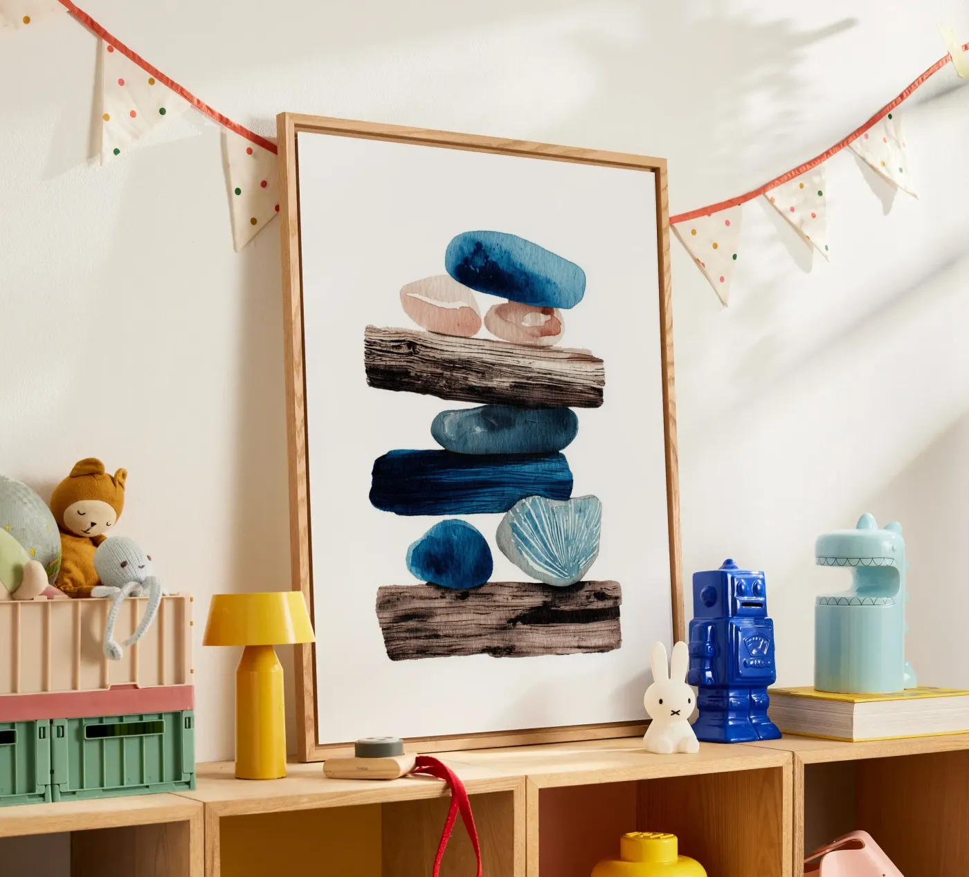 Tide Stack Acryl-Glas von Louise Wilder Studio