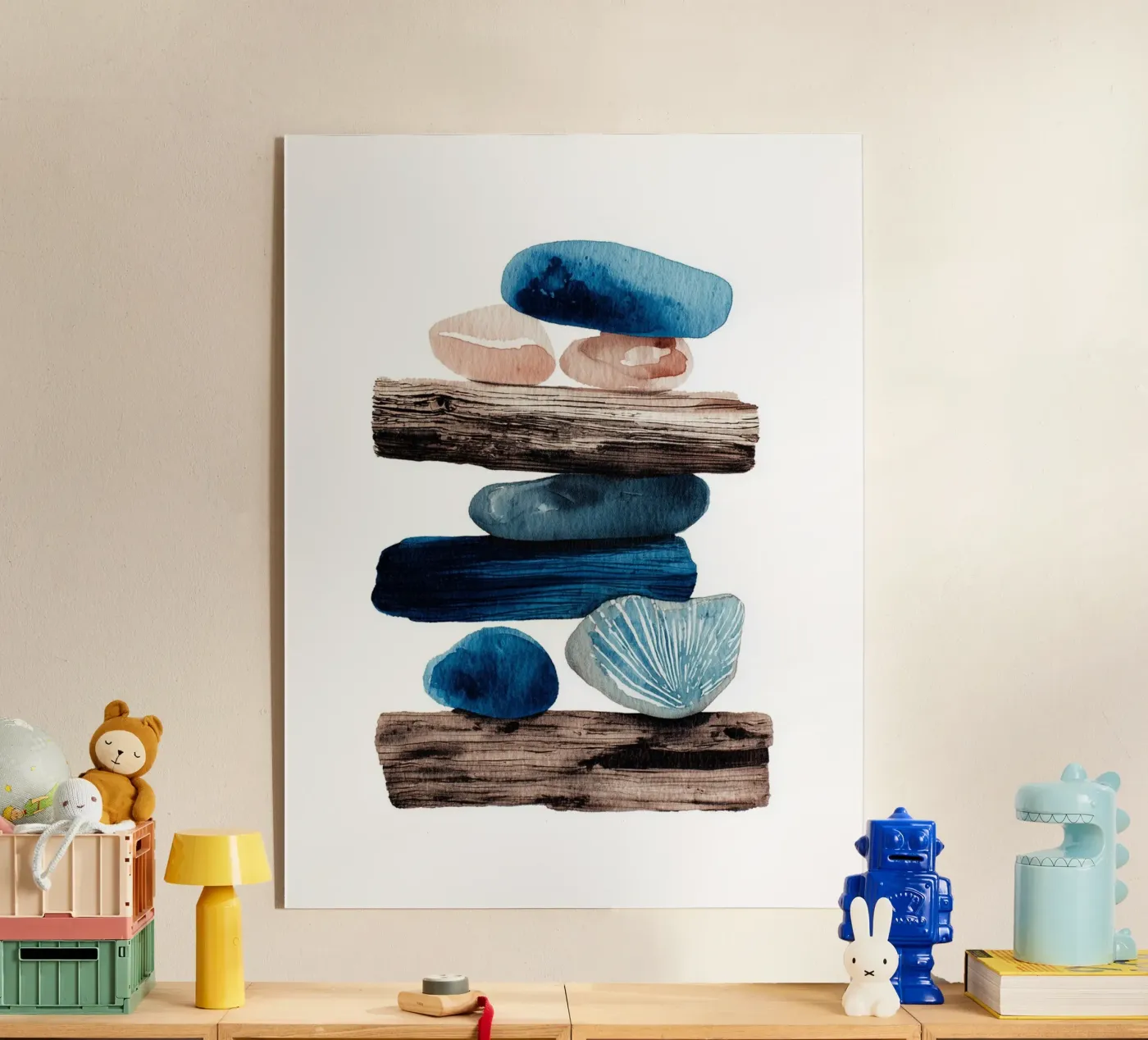 Tide Stack Acryl-Glas von Louise Wilder Studio