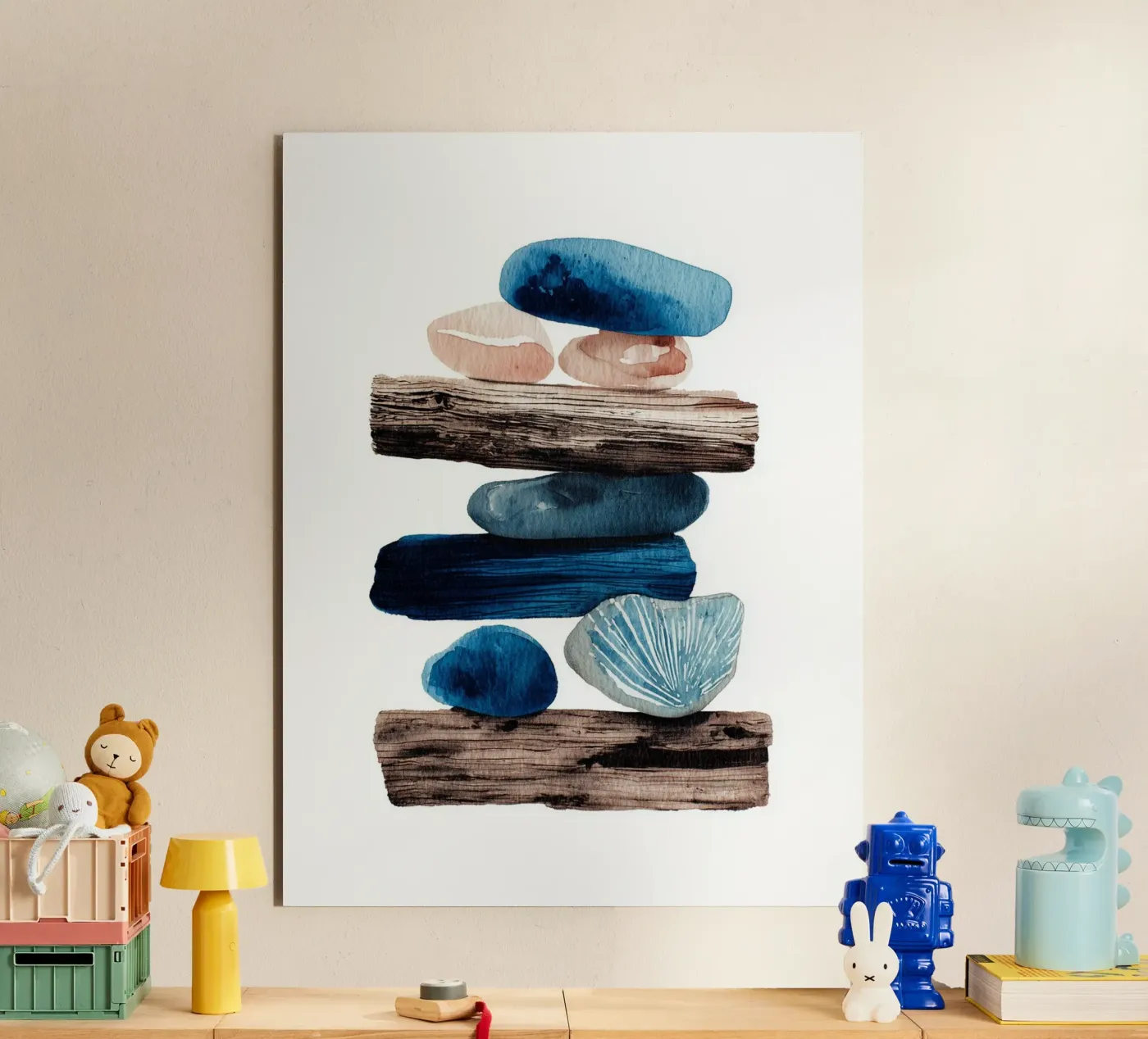 Tide Stack forex plate by Louise Wilder Studio