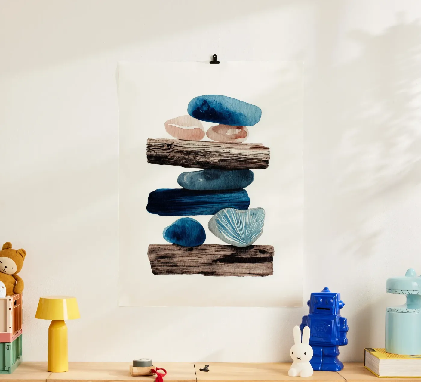 Tide Stack Poster von Louise Wilder Studio