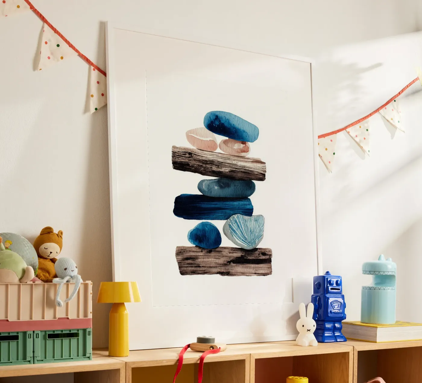 Tide Stack Poster von Louise Wilder Studio