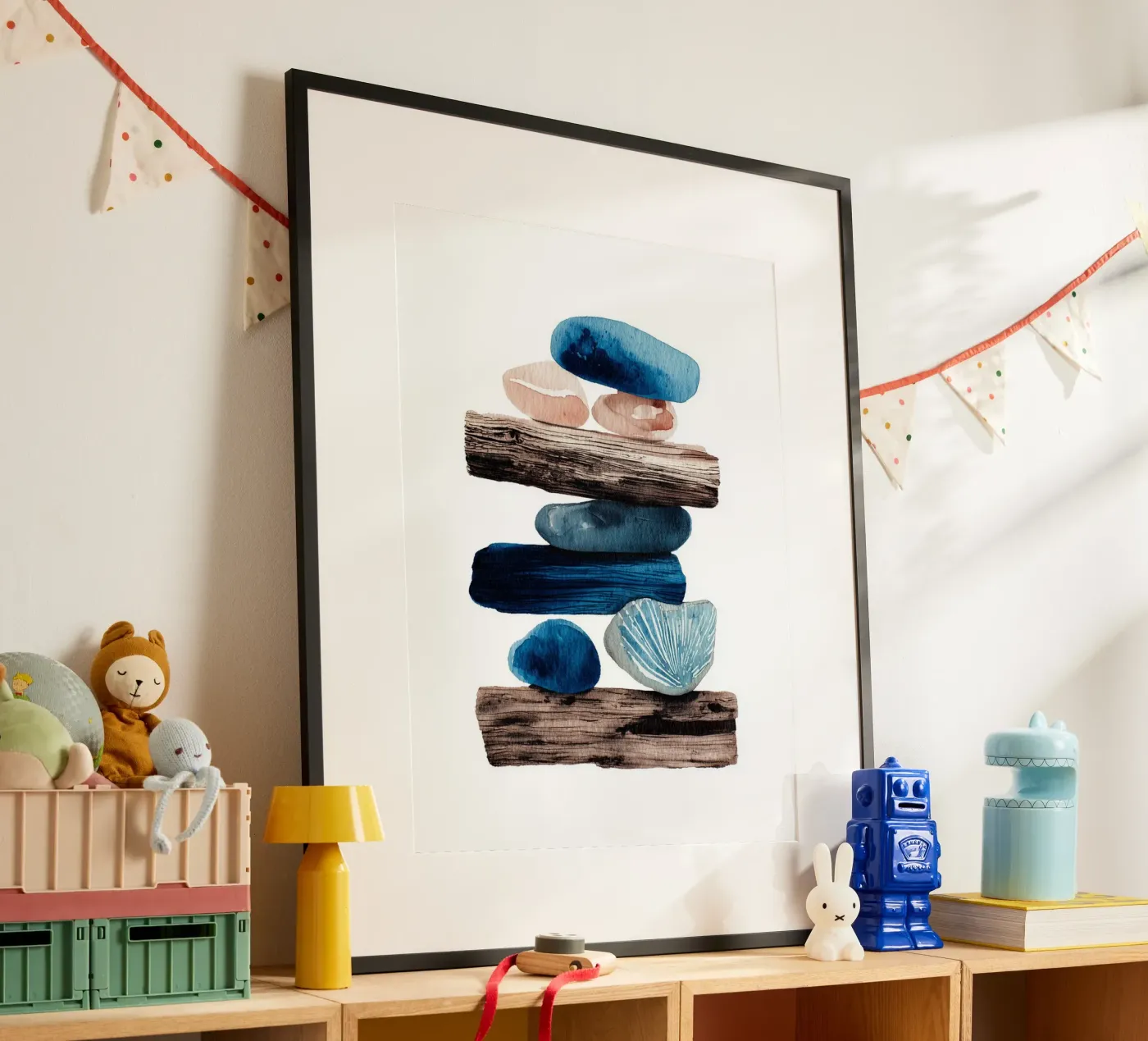 Tide Stack Poster von Louise Wilder Studio