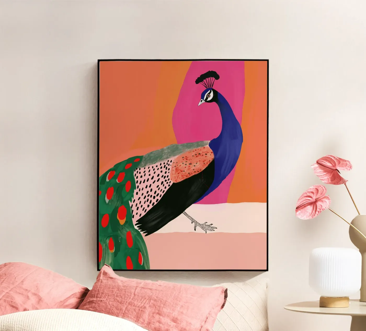 Bellissimo pavone plexiglass da ArtsySesta