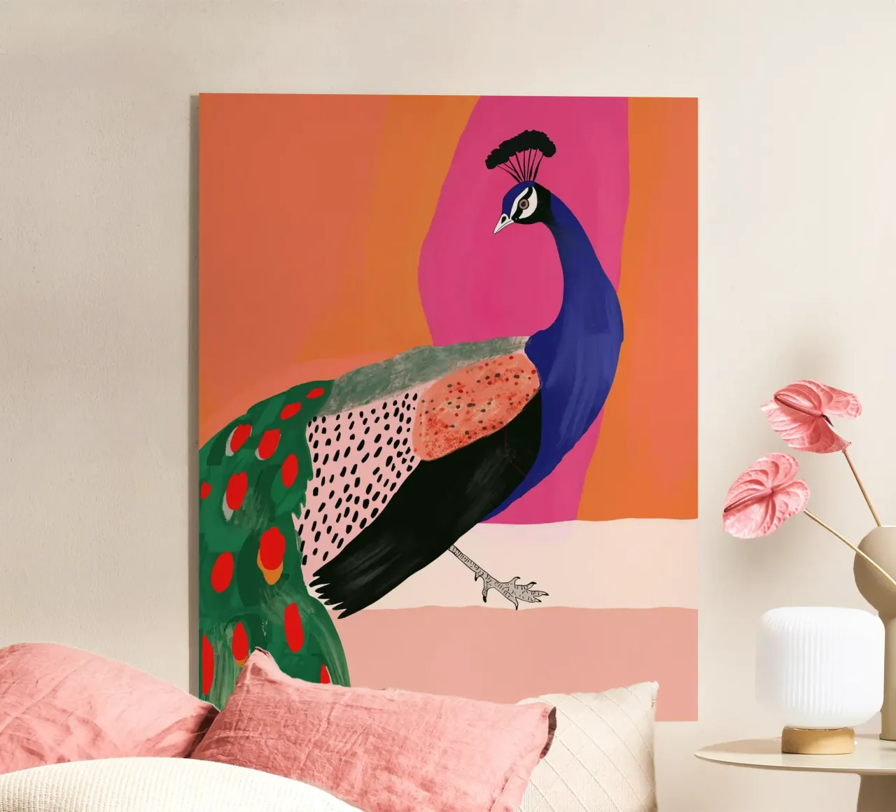 Bellissimo pavone plexiglass da ArtsySesta