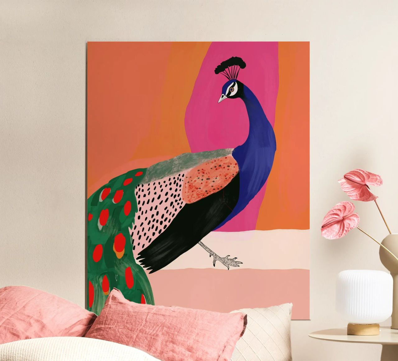 Beautiful Peacock poster by ArtsySesta
