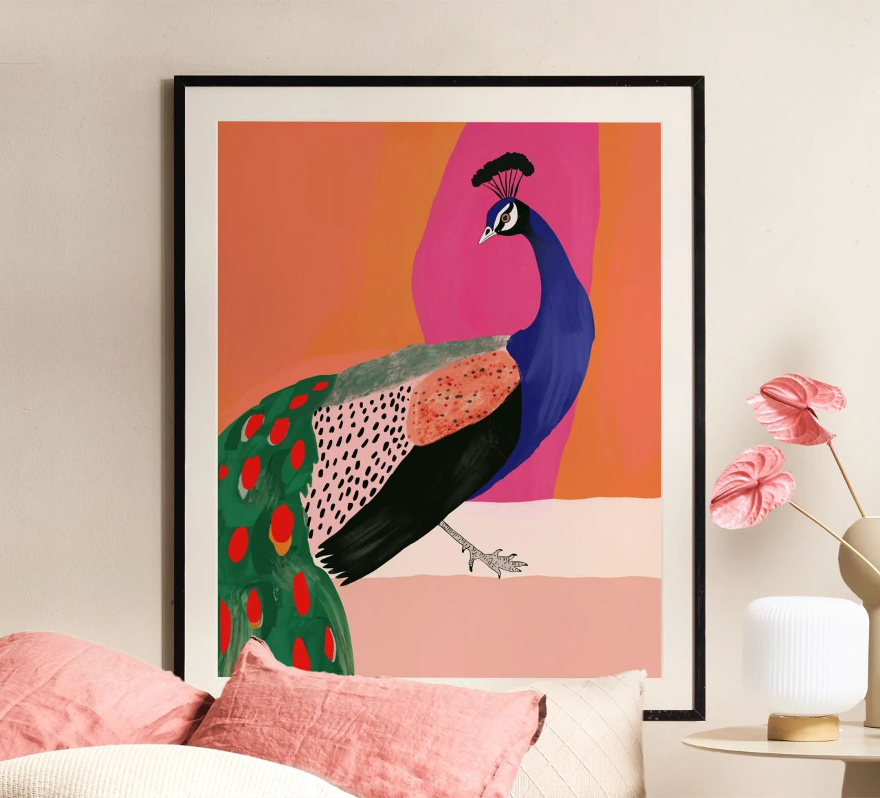 Beautiful Peacock poster by ArtsySesta