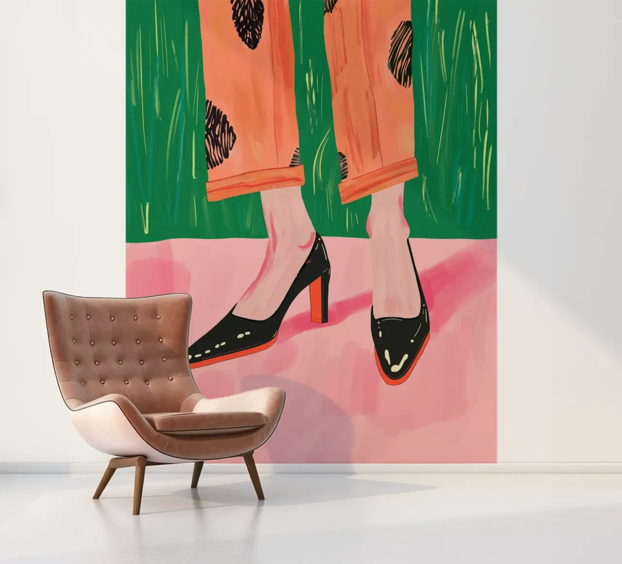 Chique wandeling fotobehang van ArtsySesta