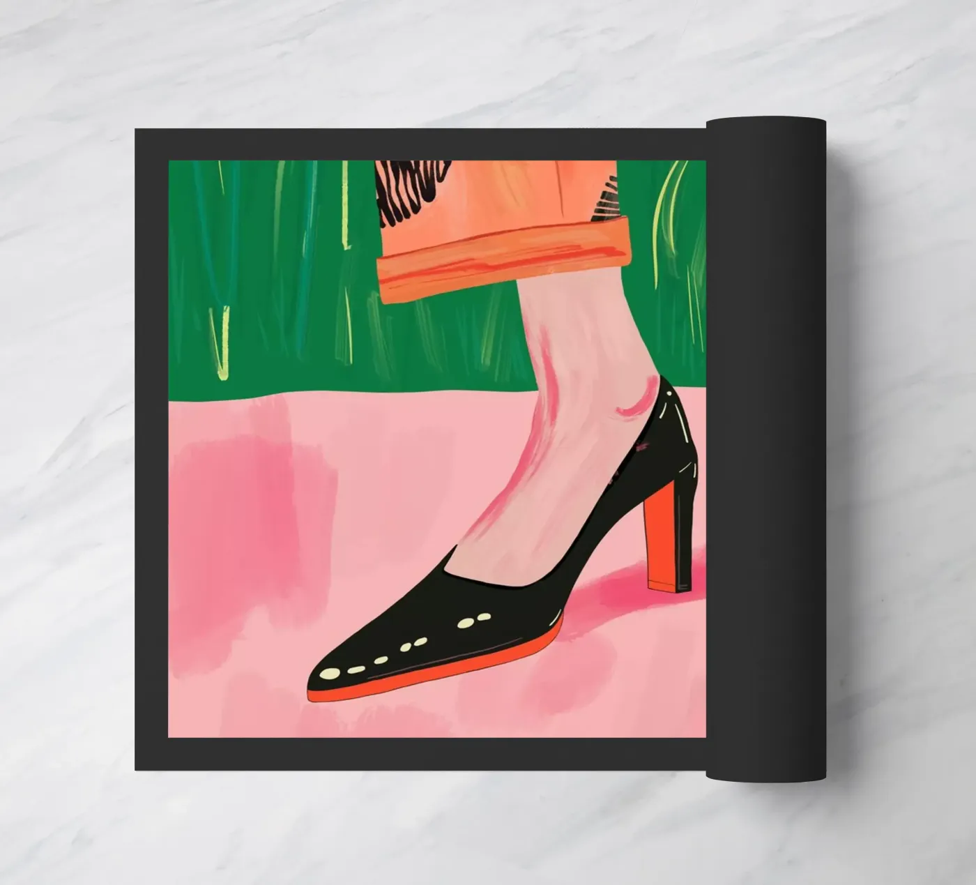 Chic Stroll doormat by ArtsySesta