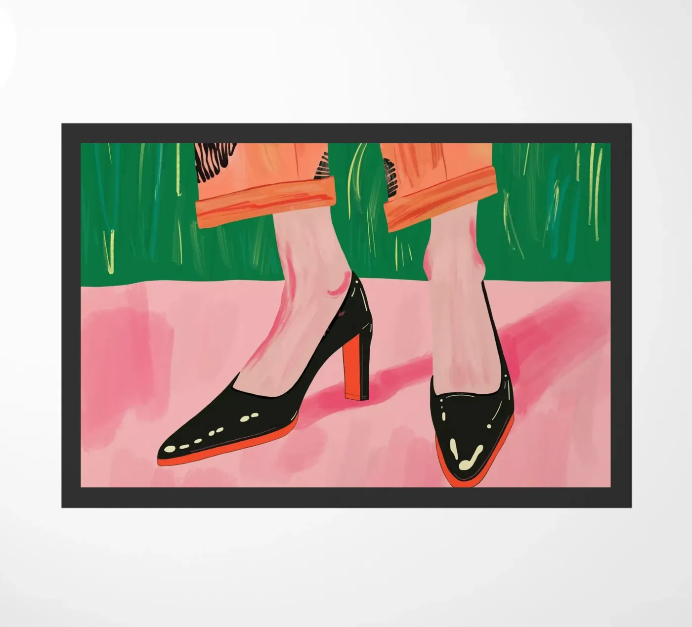 Chic Stroll doormat by ArtsySesta