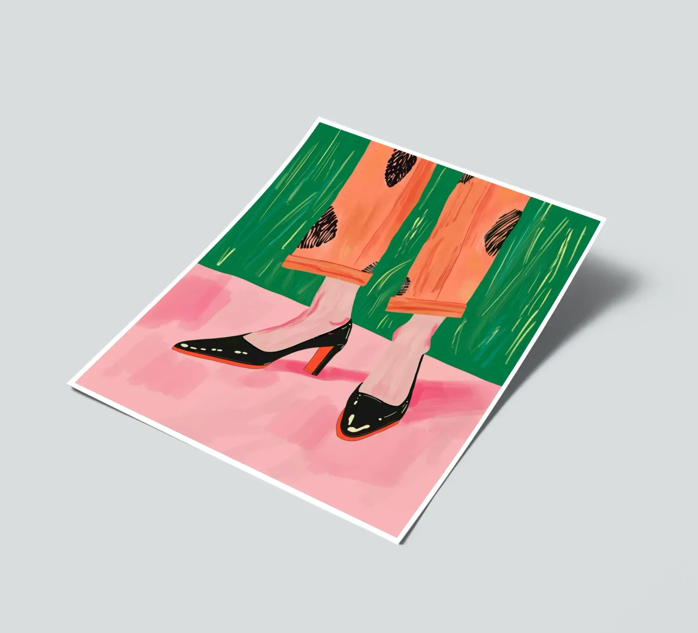 Chique wandeling stickervel van ArtsySesta