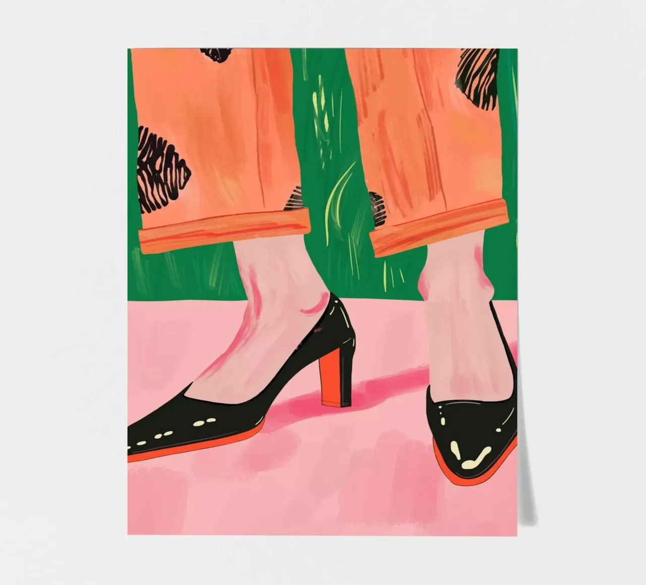 Chic Stroll sticker sheet by ArtsySesta