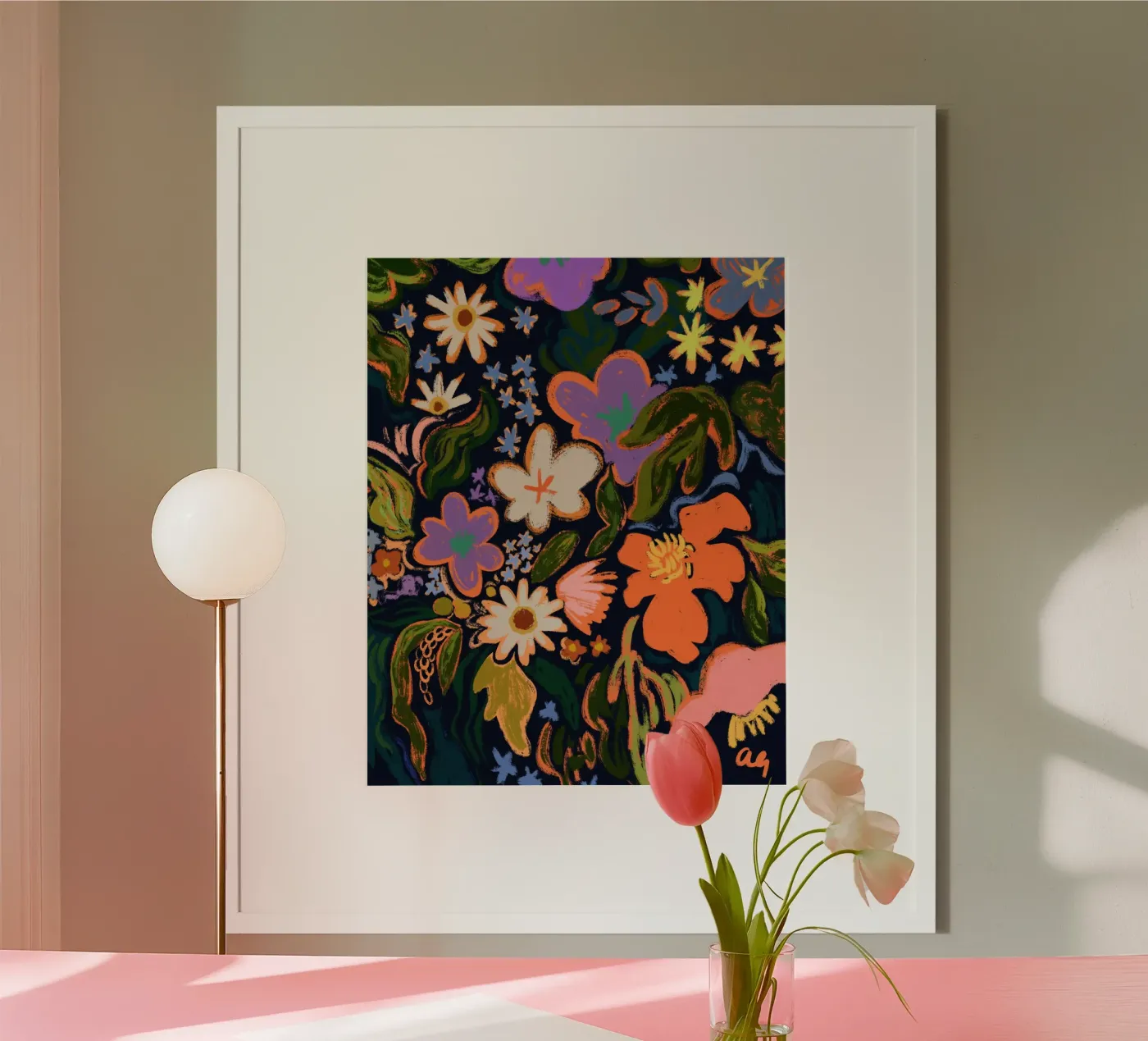 Midnight Garden poster da Arty Guava