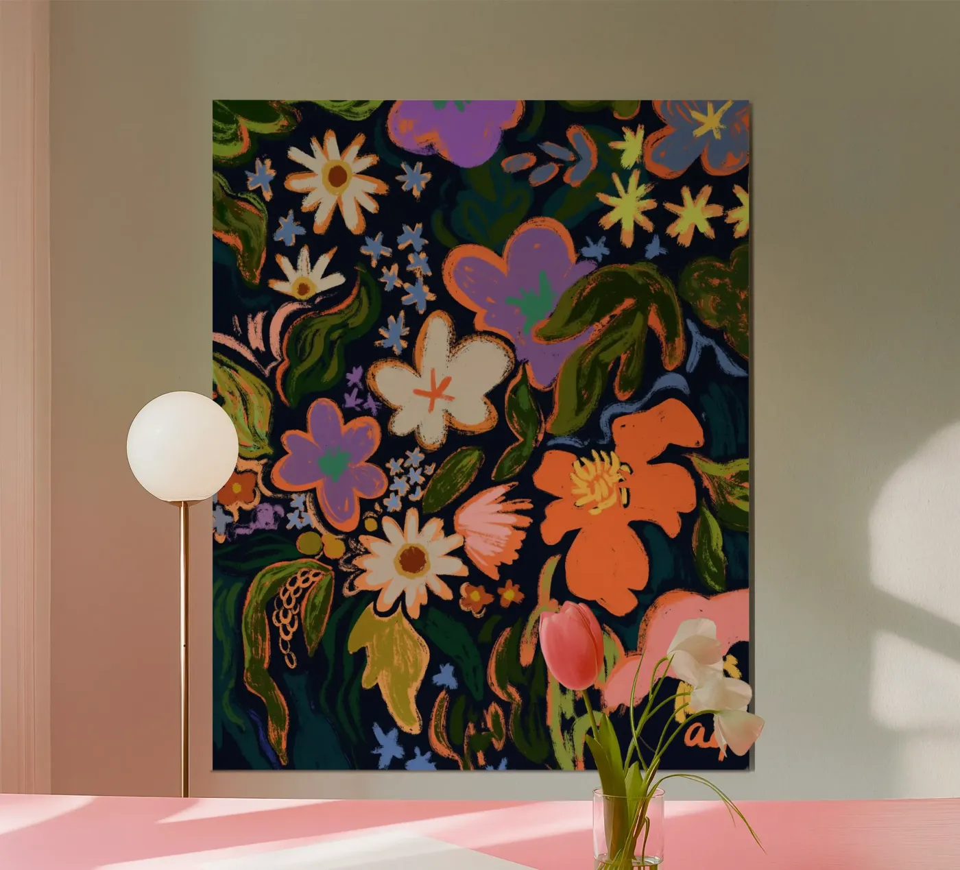 Midnight Garden poster da Arty Guava
