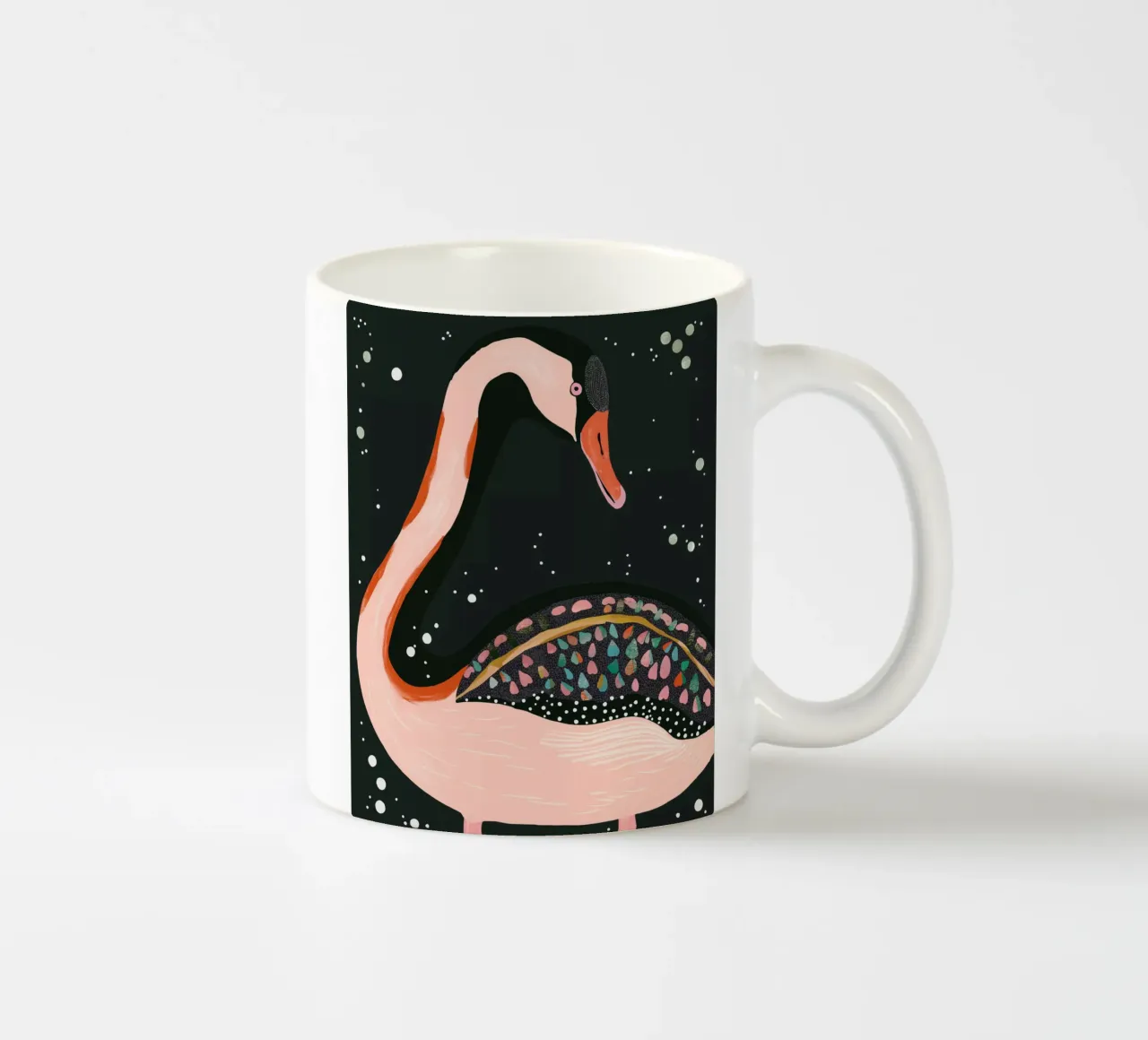 Cigno notturno tazza in ceramica da ArtsySesta