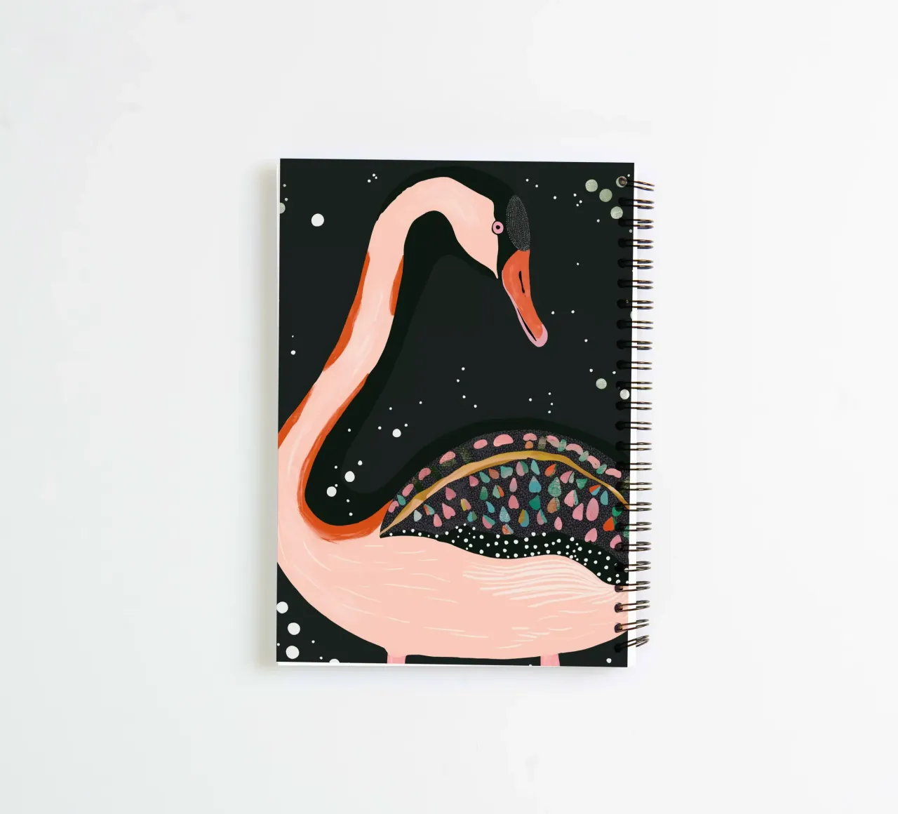 Night Swan spiral notebook by ArtsySesta