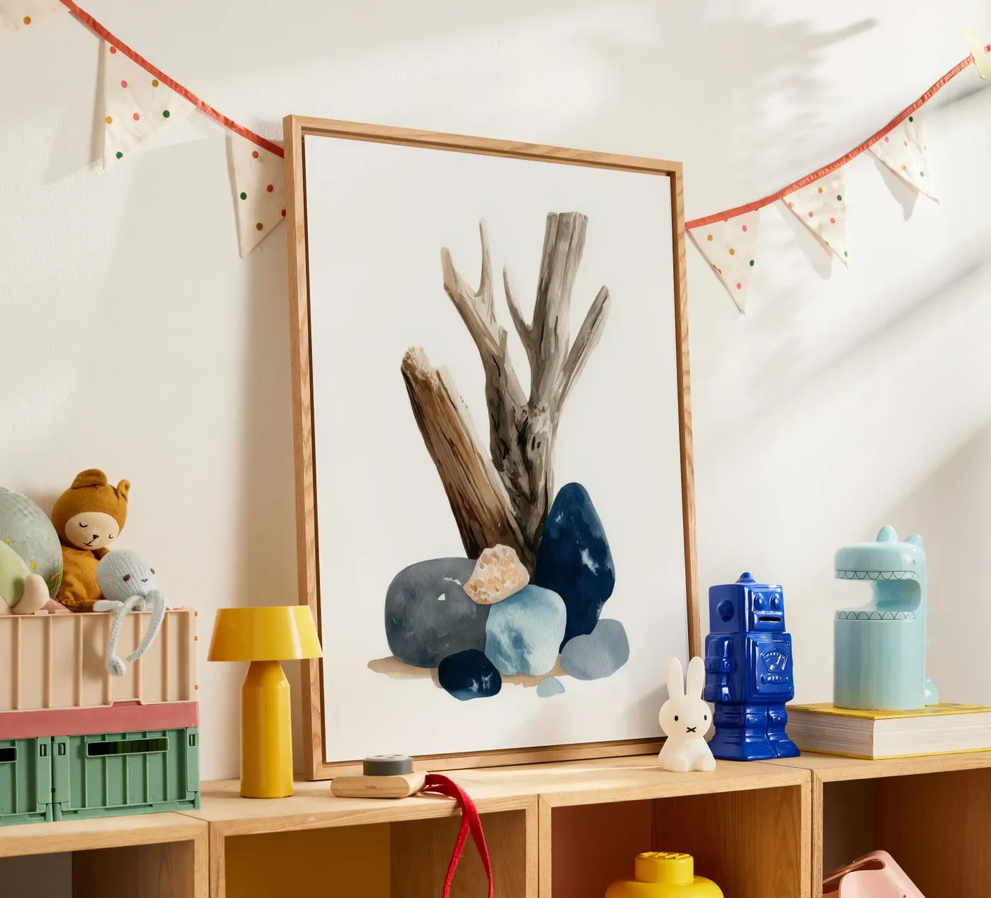 Tideworn Balance Acryl-Glas von Louise Wilder Studio