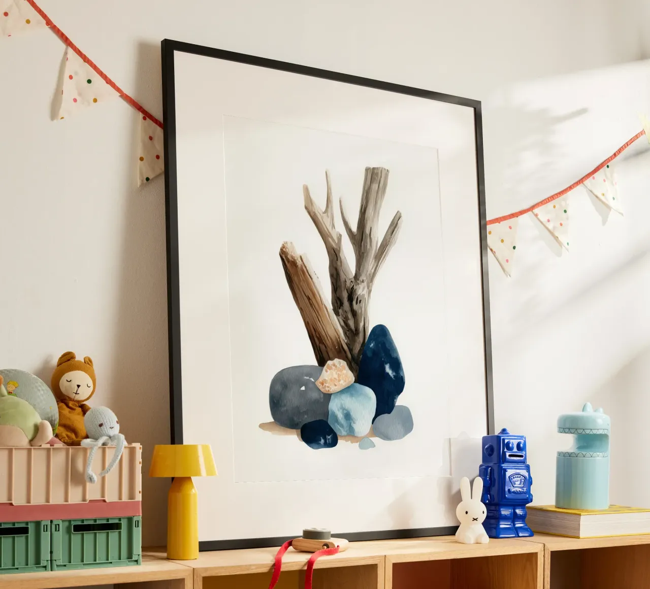 Equilibrio logoro poster da Louise Wilder Studio