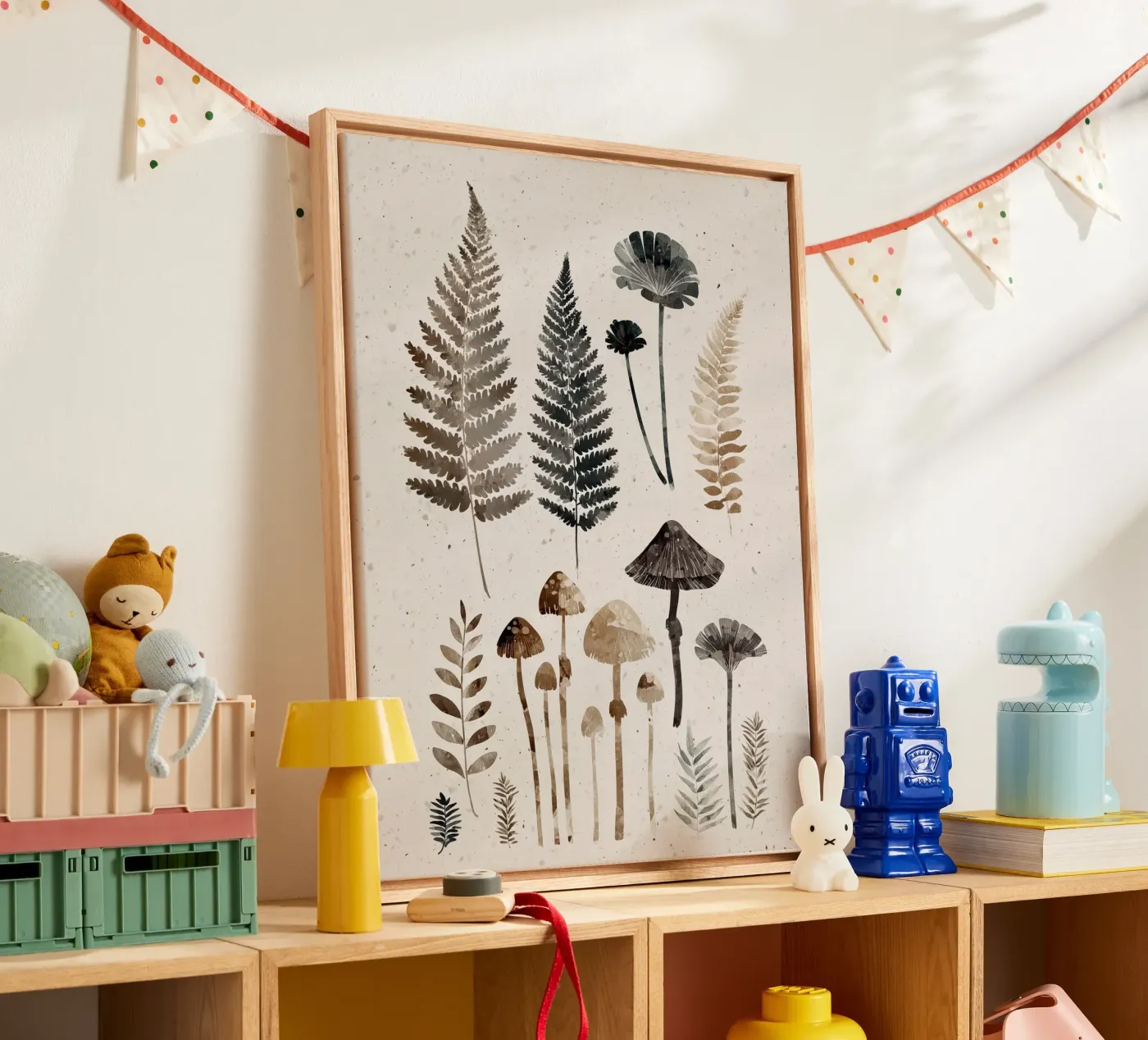 Forest Floor Study canvas by Louise Wilder Studio