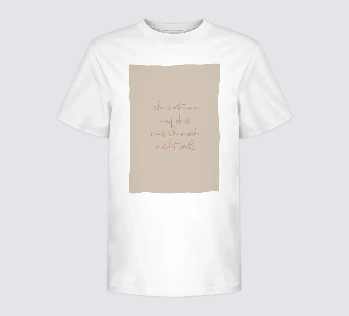 vertrauen t-shirt bambini da FRICKE DESIGN
