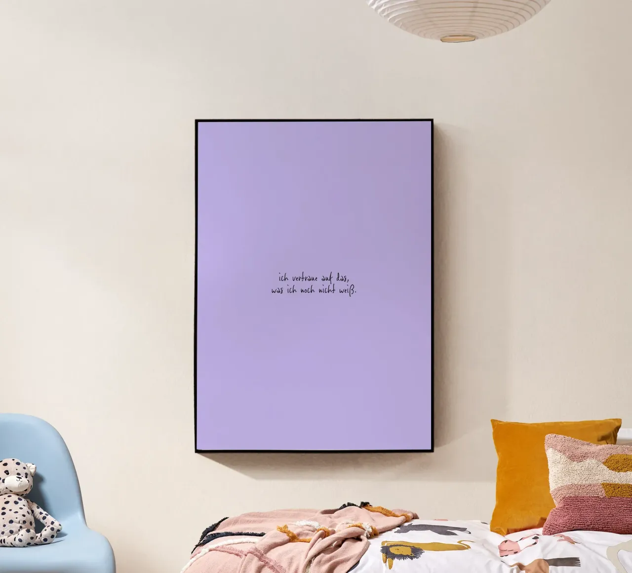 Ich vertraue auf das, was ich noch nicht weiß. plexiglass da FRICKE DESIGN