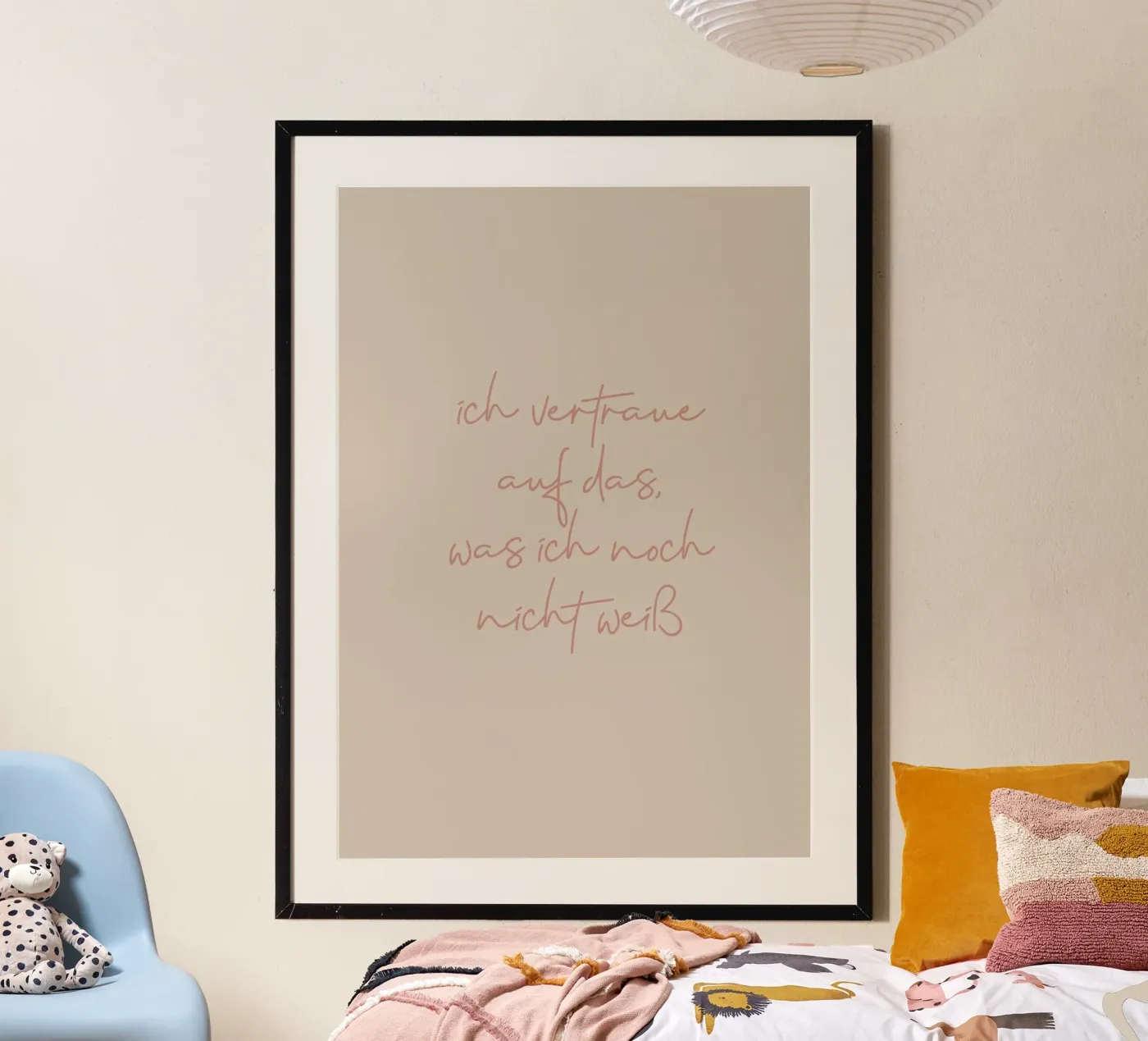 vertrauen poster by FRICKE DESIGN