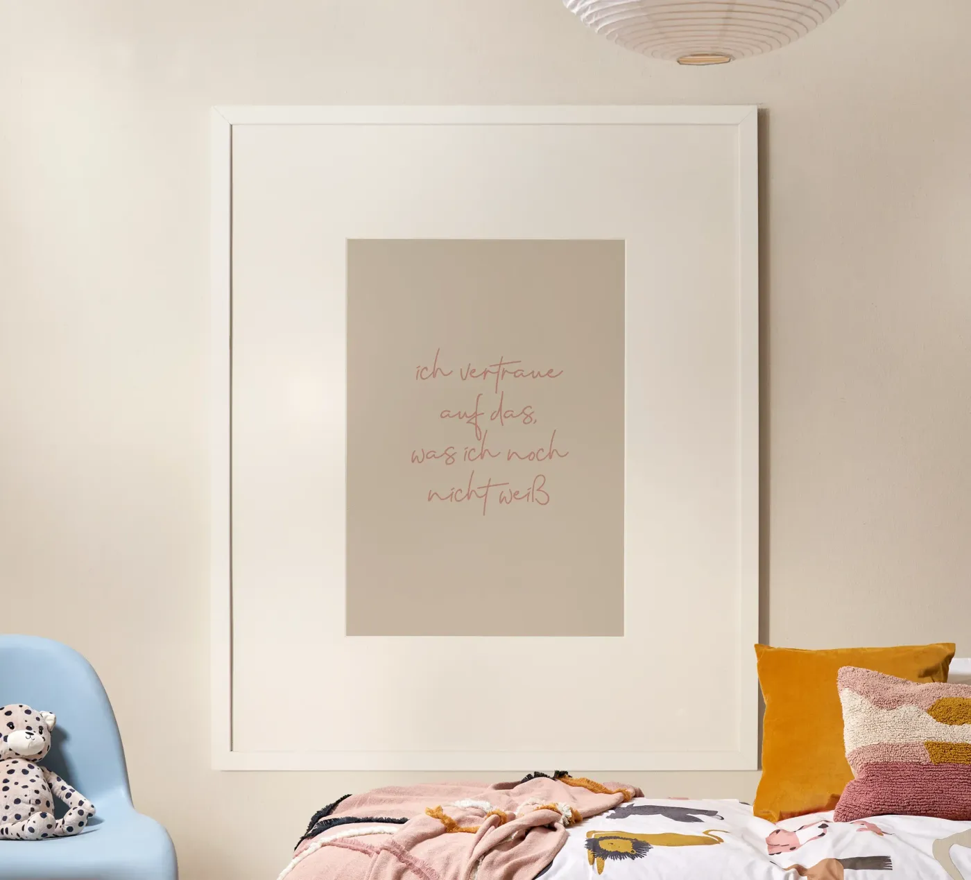 vertrauen poster by FRICKE DESIGN