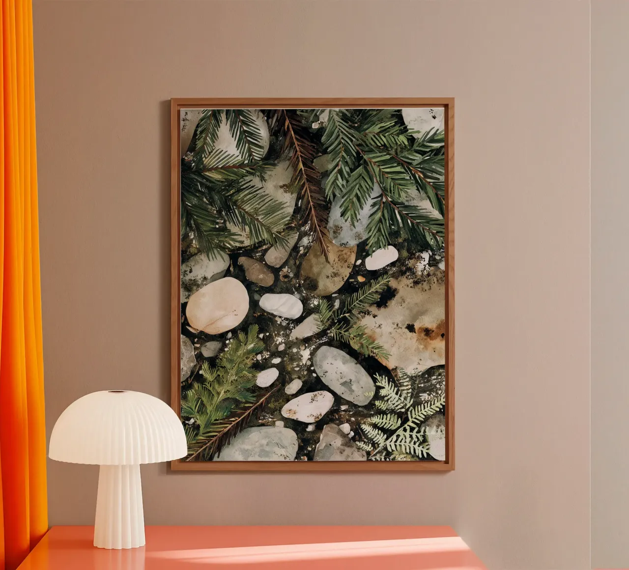 Pavimento in legno alluminio dibond da Louise Wilder Studio