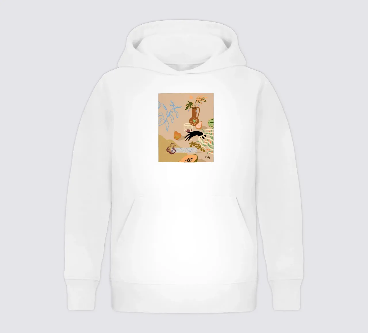 Pass Me The Pear felpa bambino con cappuccio da Arty Guava