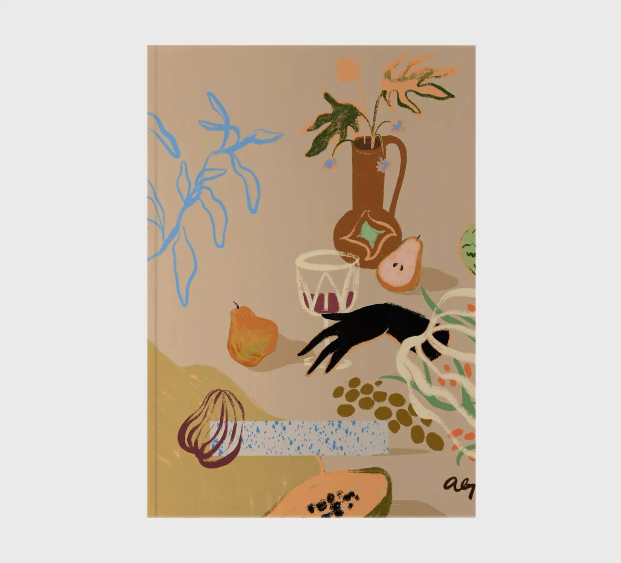 Pass Me The Pear notebook by Arty Guava