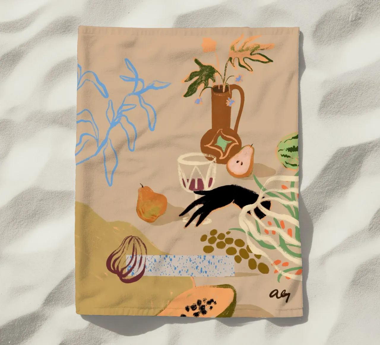 Pass Me The Pear telo mare da Arty Guava