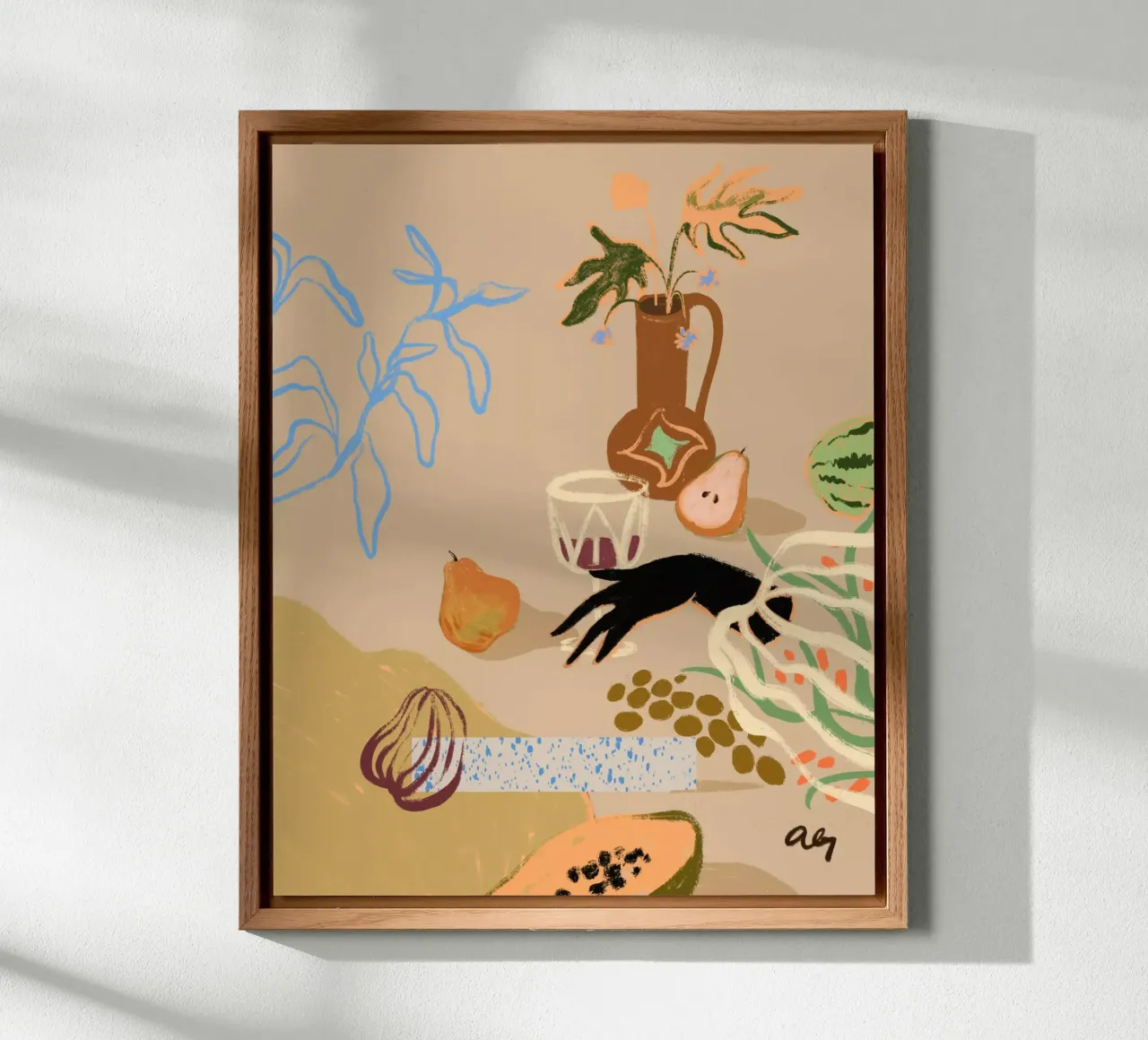 Pass Me The Pear alluminio dibond da Arty Guava