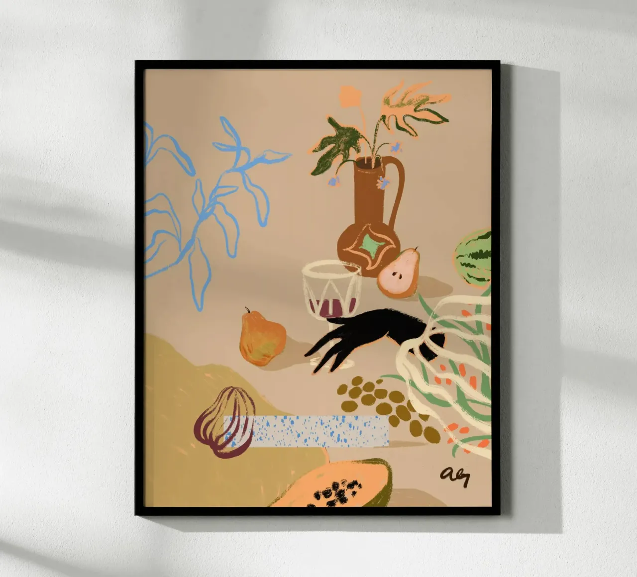 Pass Me The Pear Poster von Arty Guava