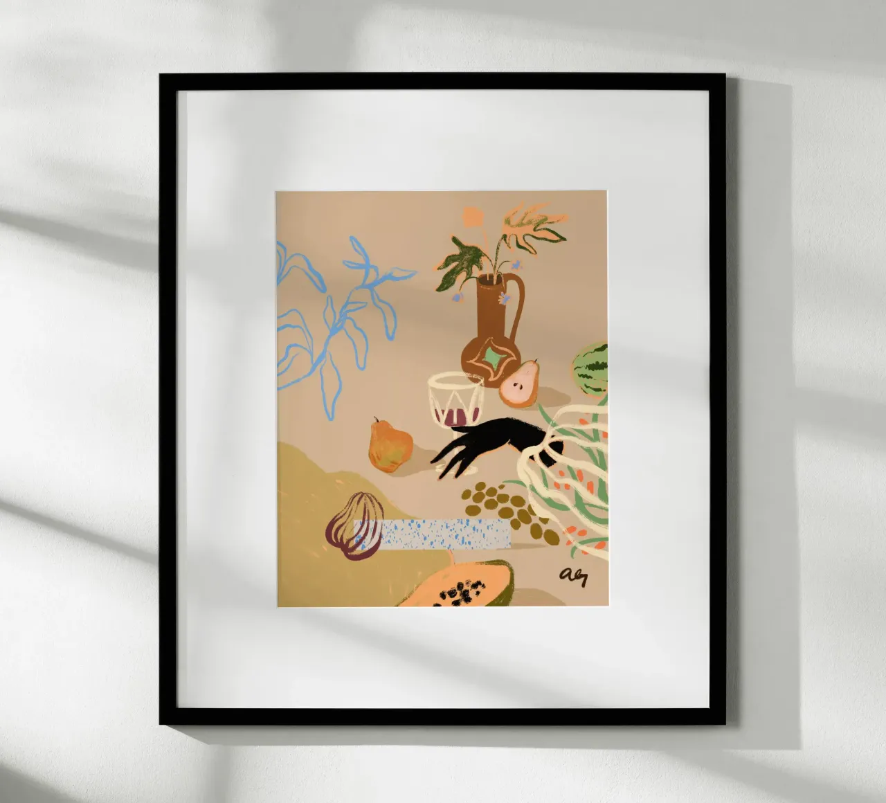 Pass Me The Pear Poster von Arty Guava