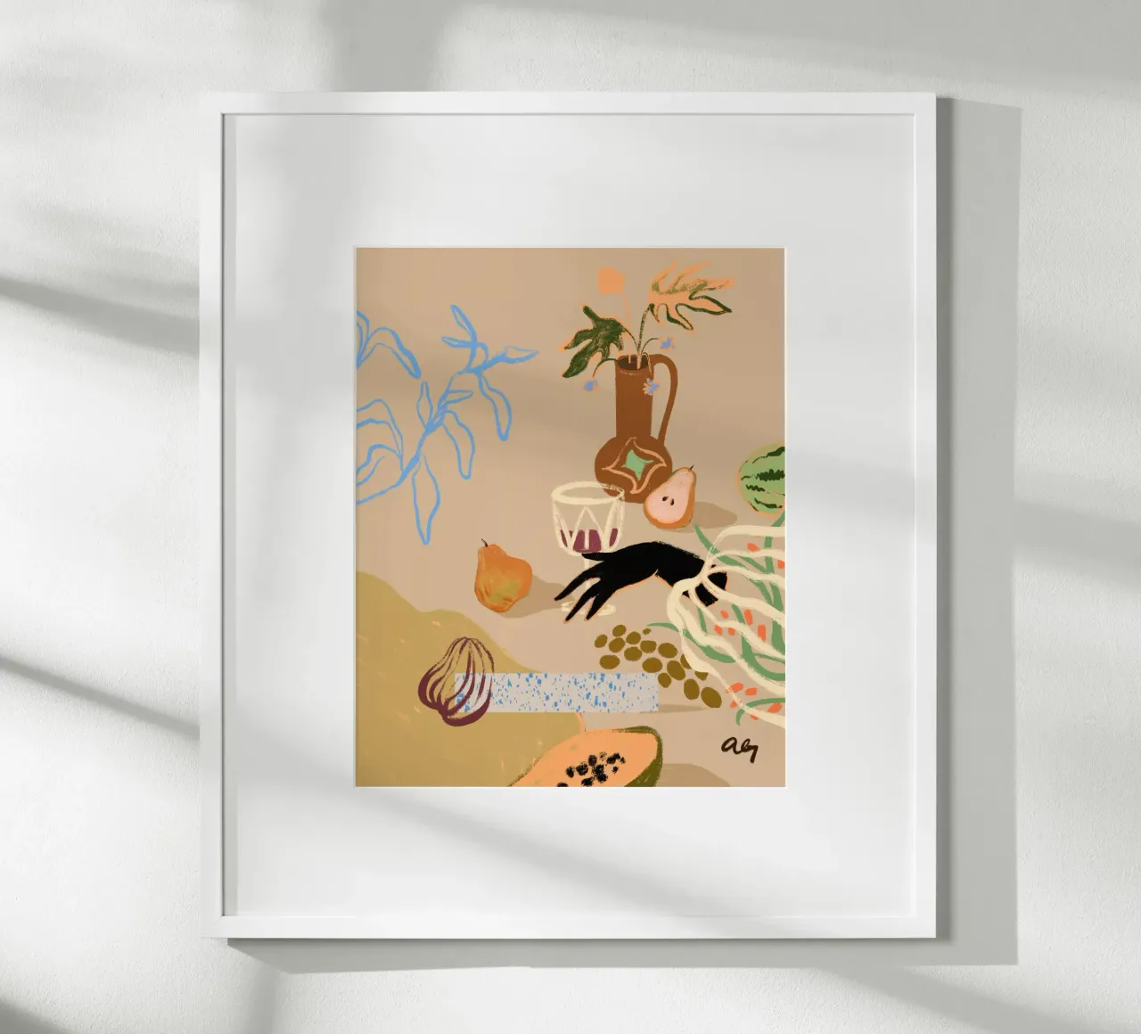 Pass Me The Pear Poster von Arty Guava