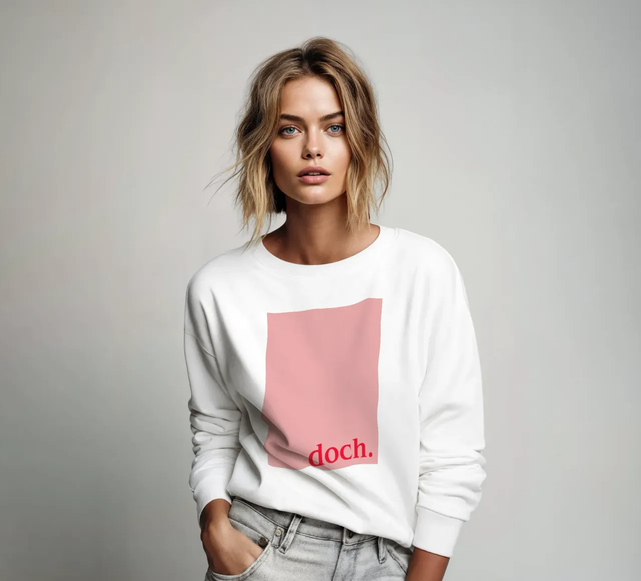 Doch Typography felpa da Attaboy Dsgn