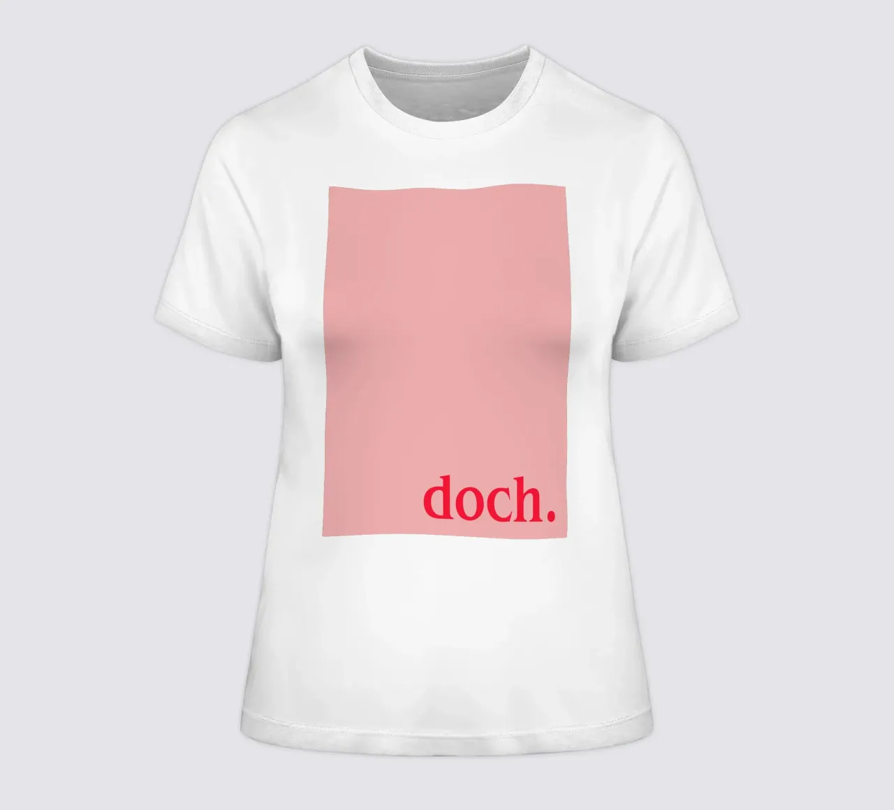 Maar typografie dames t-shirt getailleerd van Attaboy Dsgn