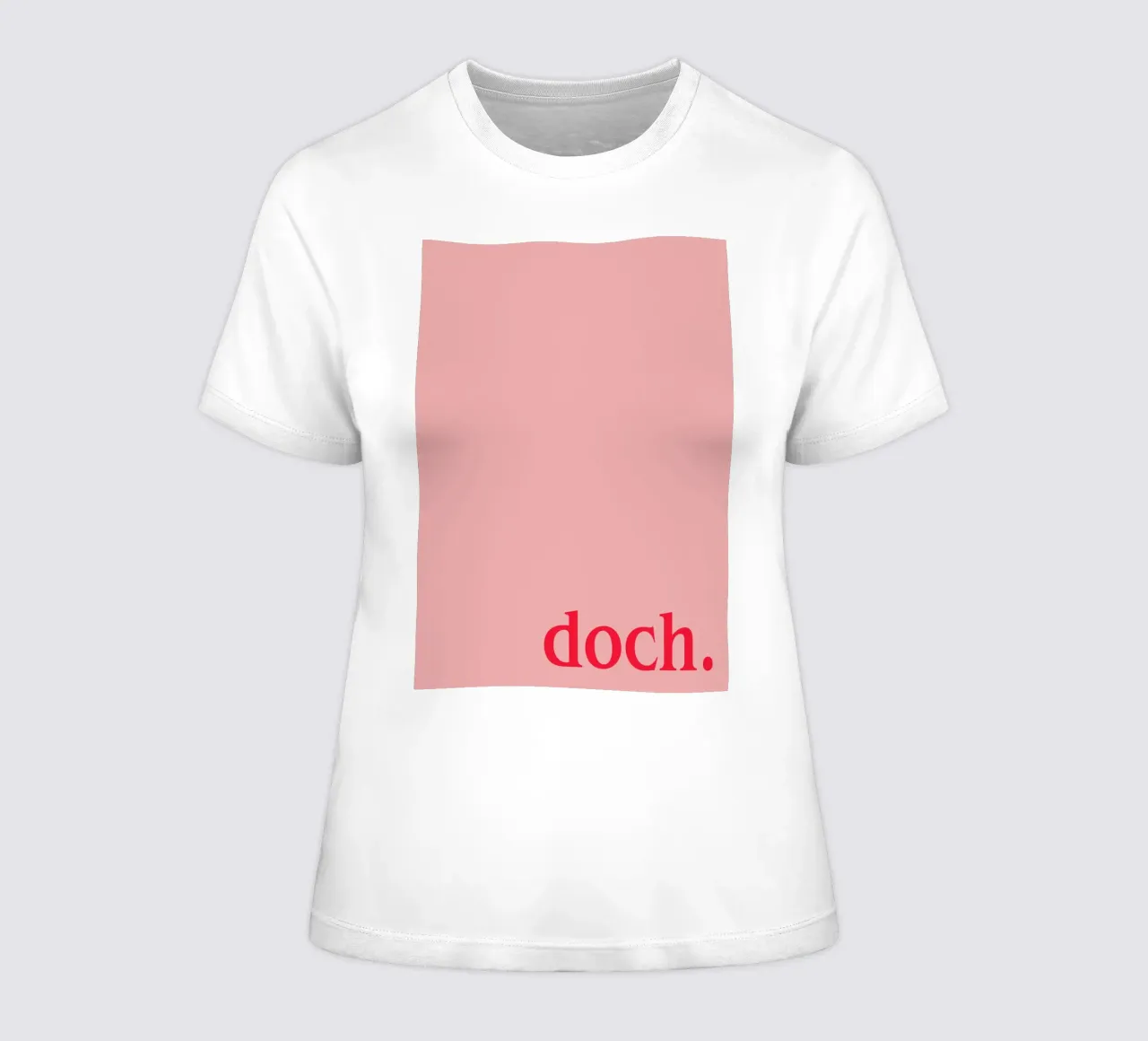 Maar typografie dames t-shirt getailleerd van Attaboy Dsgn