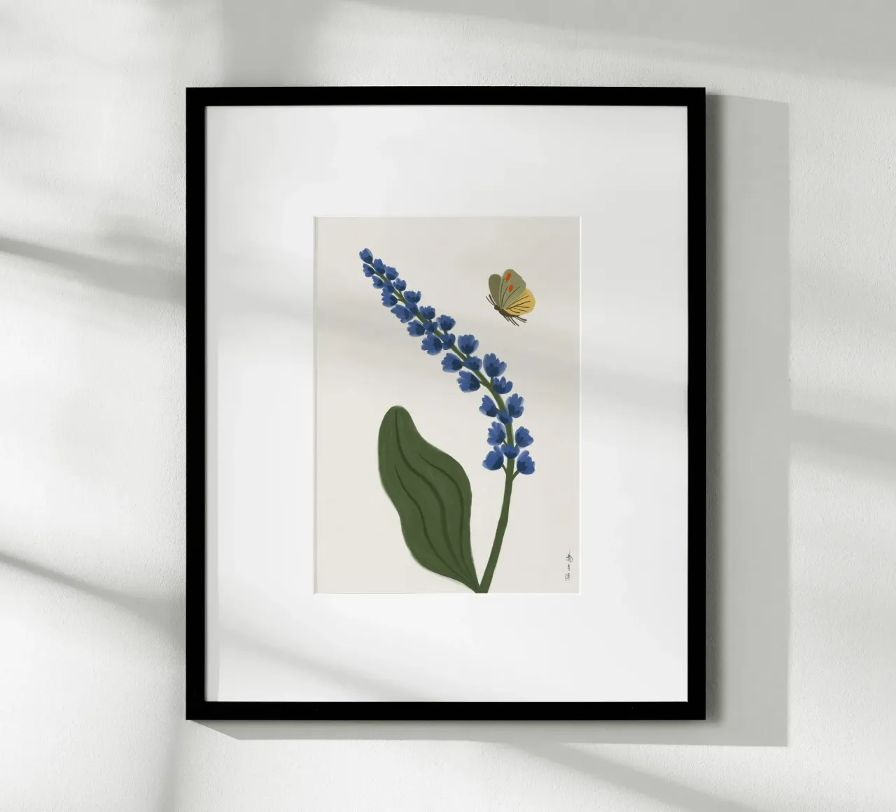 A little Moment of Calm poster con telaio in legno da Tida vom Weg